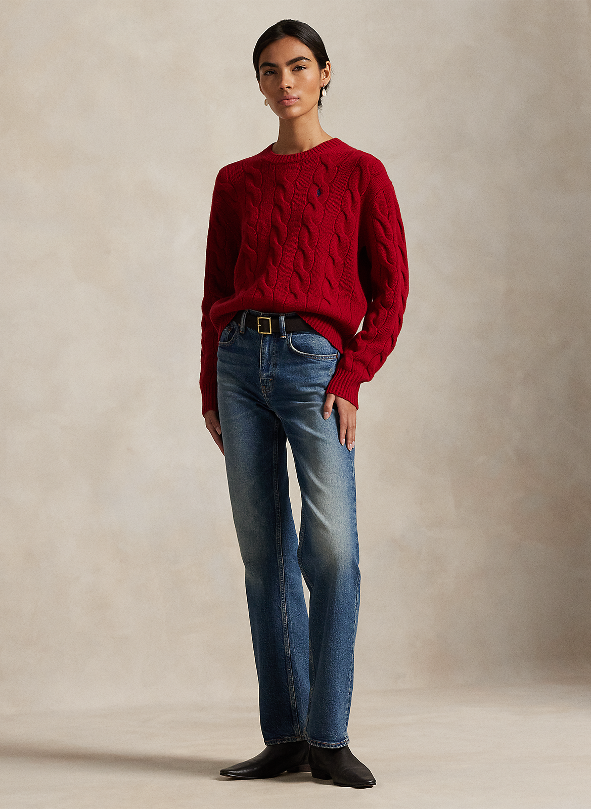 Alpaca wool sweater POLO RALPH LAUREN Red