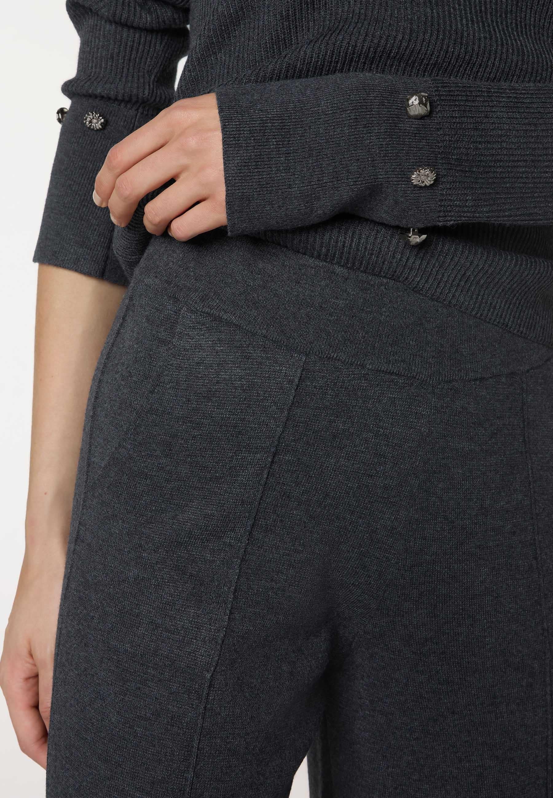 Wide-leg knit pants RODIER Grey