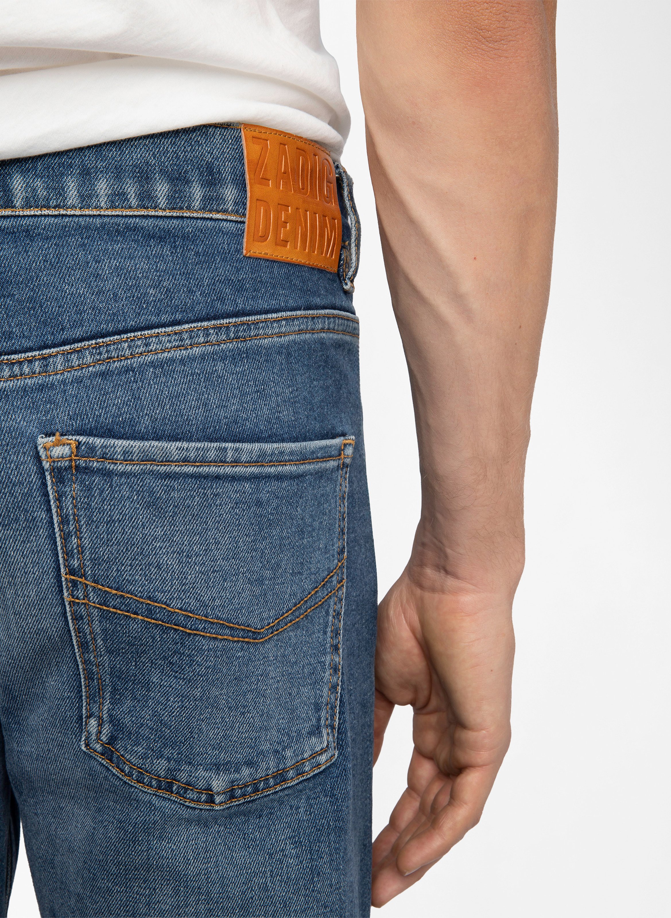 Slimfit-Jeans aus Stretch-Baumwolle ZADIG&amp;VOLTAIRE Blau