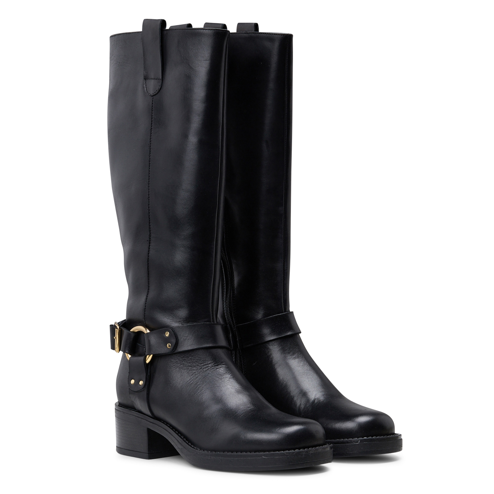 Leather boots LA FEE MARABOUTEE Black