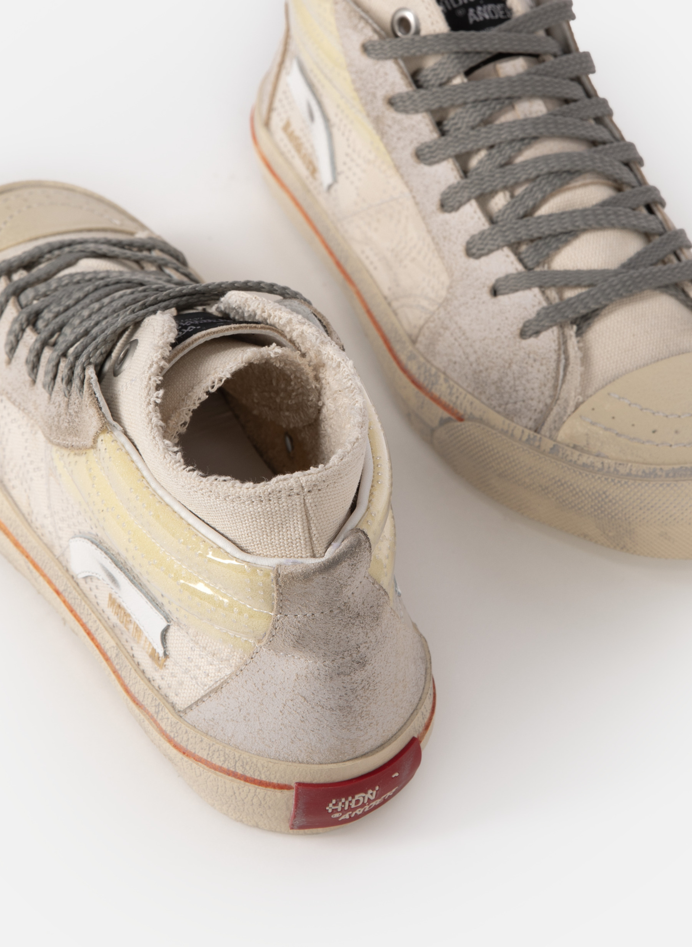 The Kooples x Hidn-Ander high-top sneakers THE KOOPLES Beige