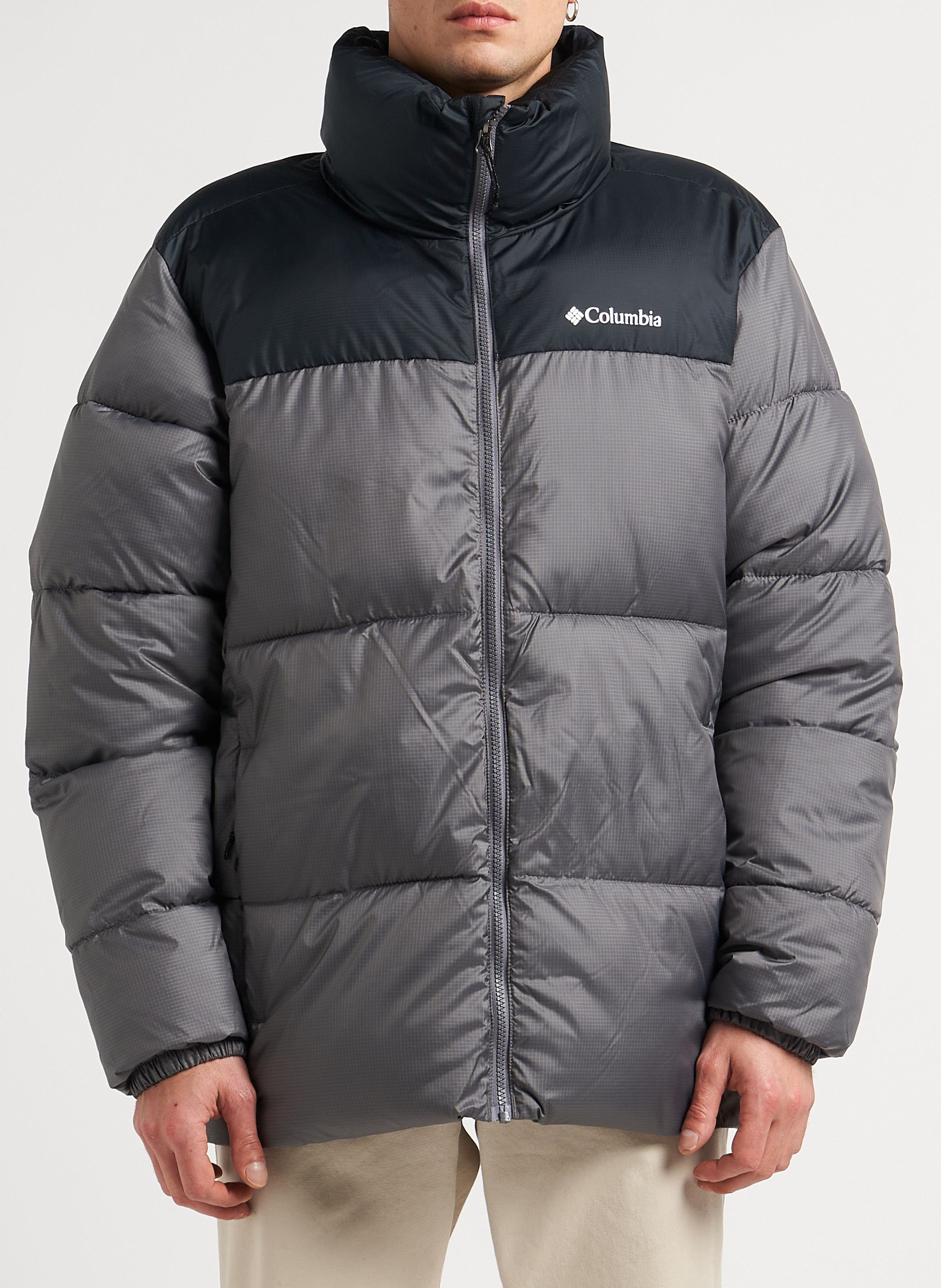 Donsjack met opstaande kraag COLUMBIA