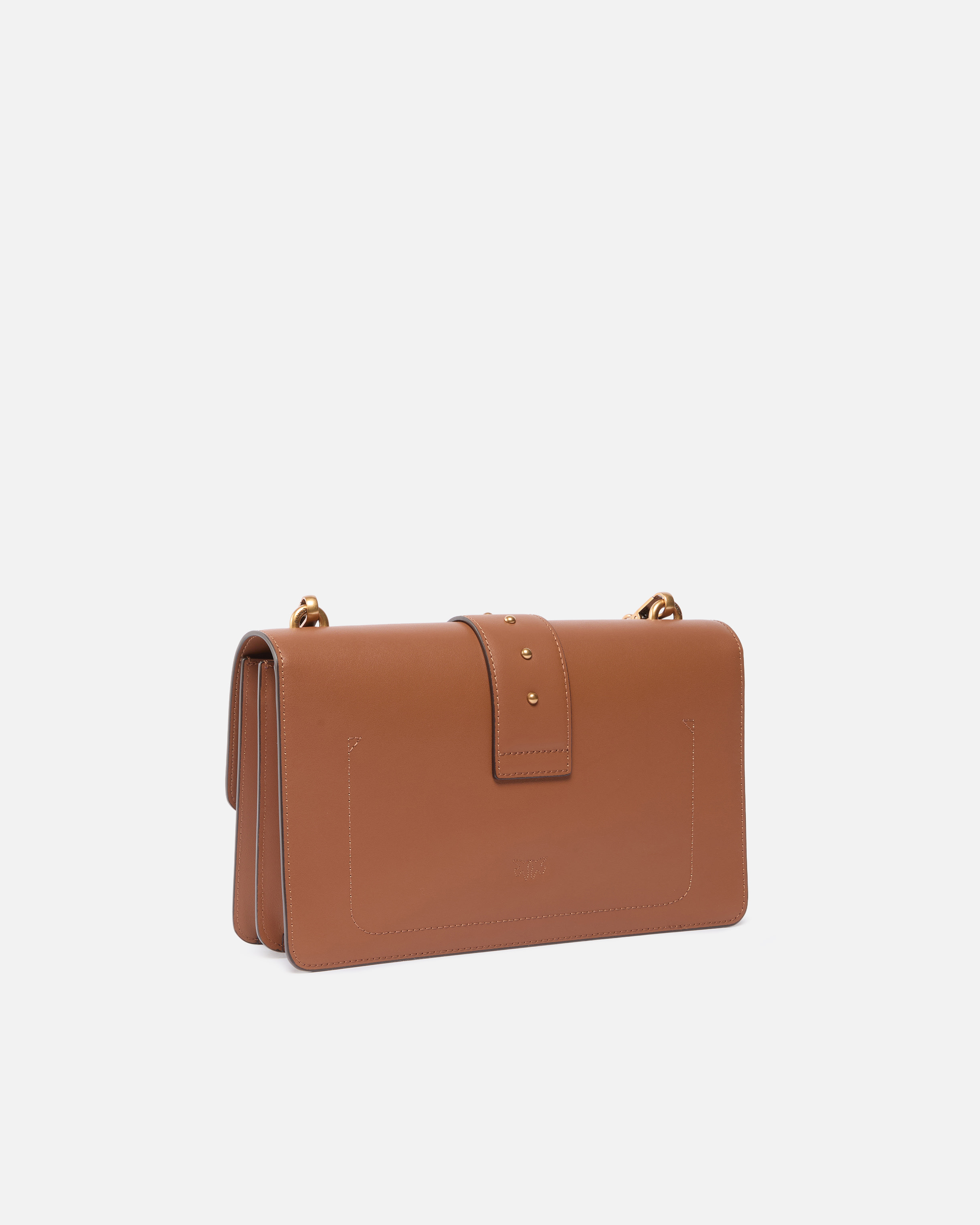 Medium Love Bag One leather handbag Brown