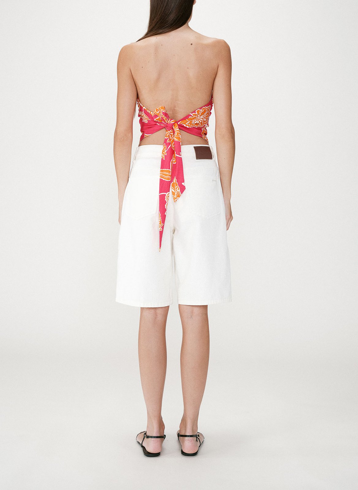 Bedrucktes Bustier-Oberteil GRACE ET MILA Rosa