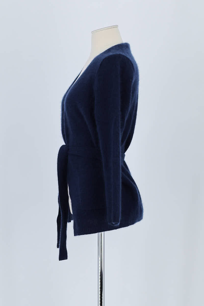 Cardigan MAJESTIC FILATURES - SECONDE MAIN Blue