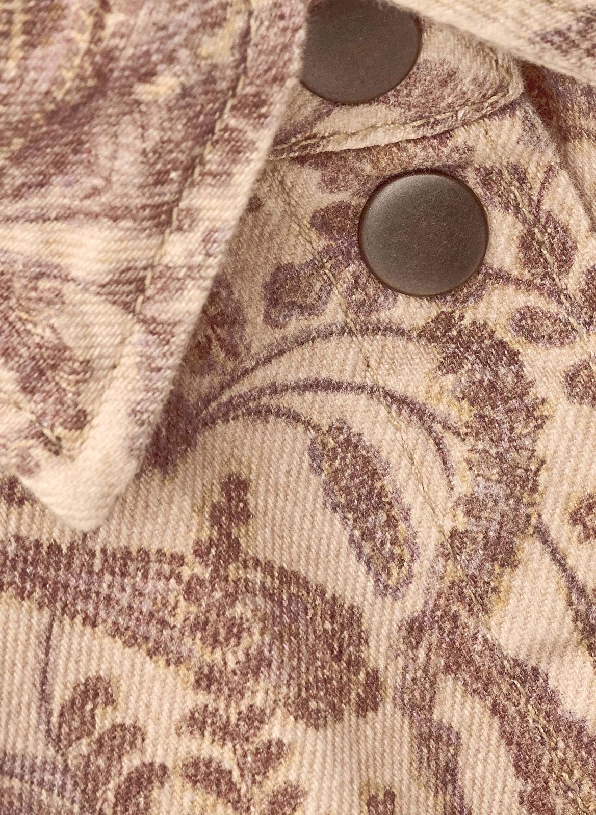 Veste col classique en coton BA&SH Beige