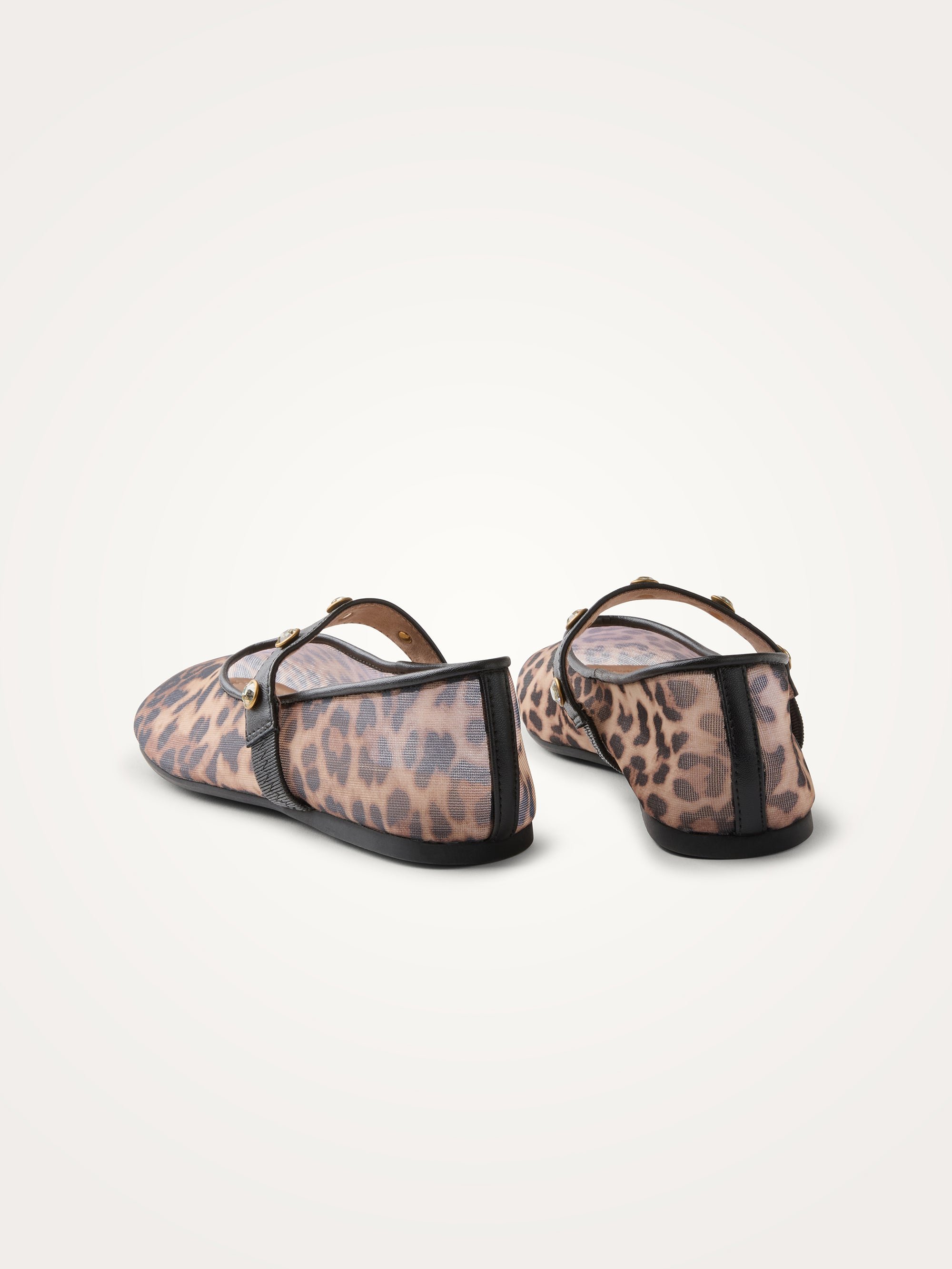 Woven ballet flats with strass ankle strap VANESSA WU Multicolored