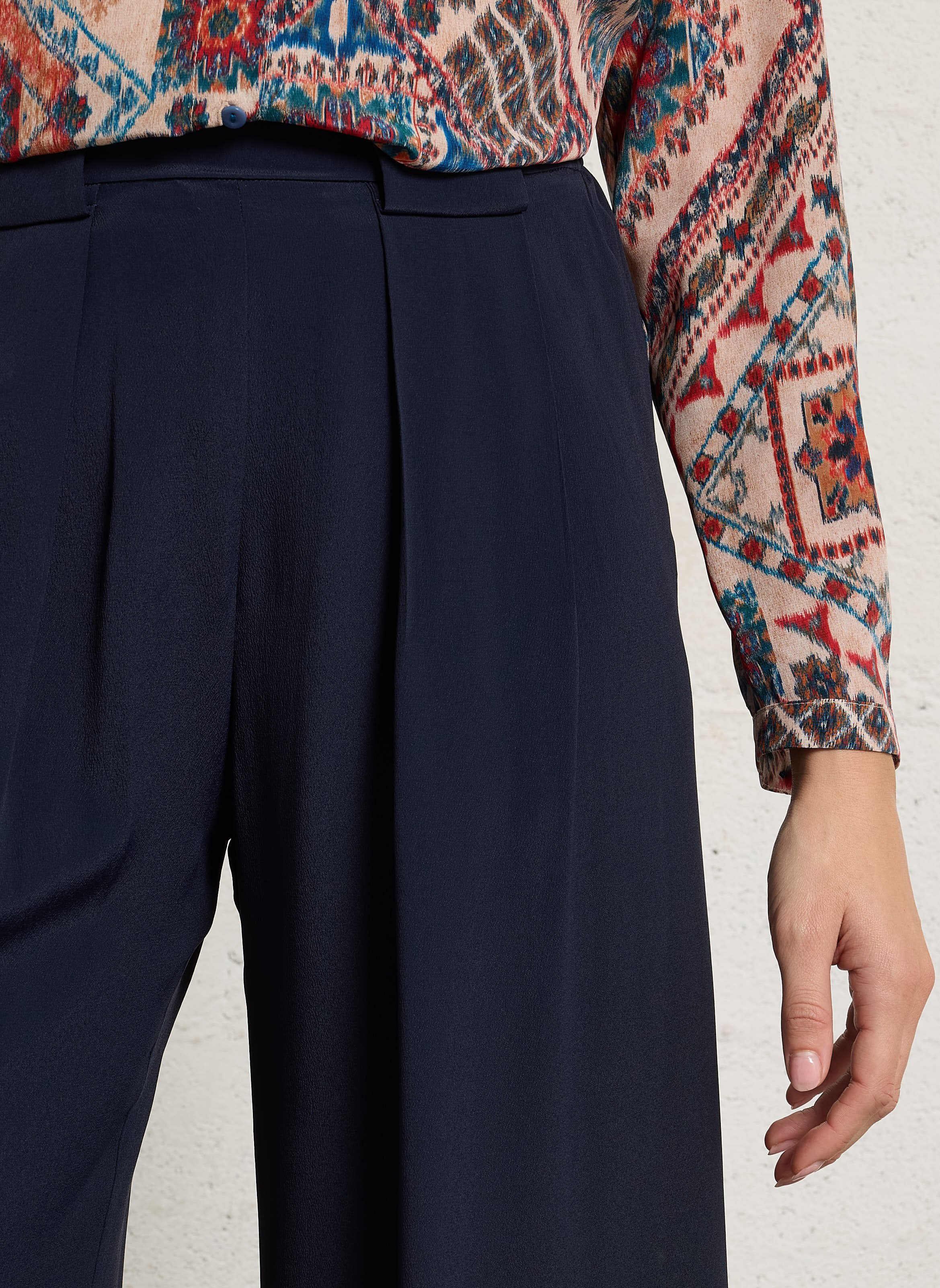 Pantalon large  MOMONI Bleu