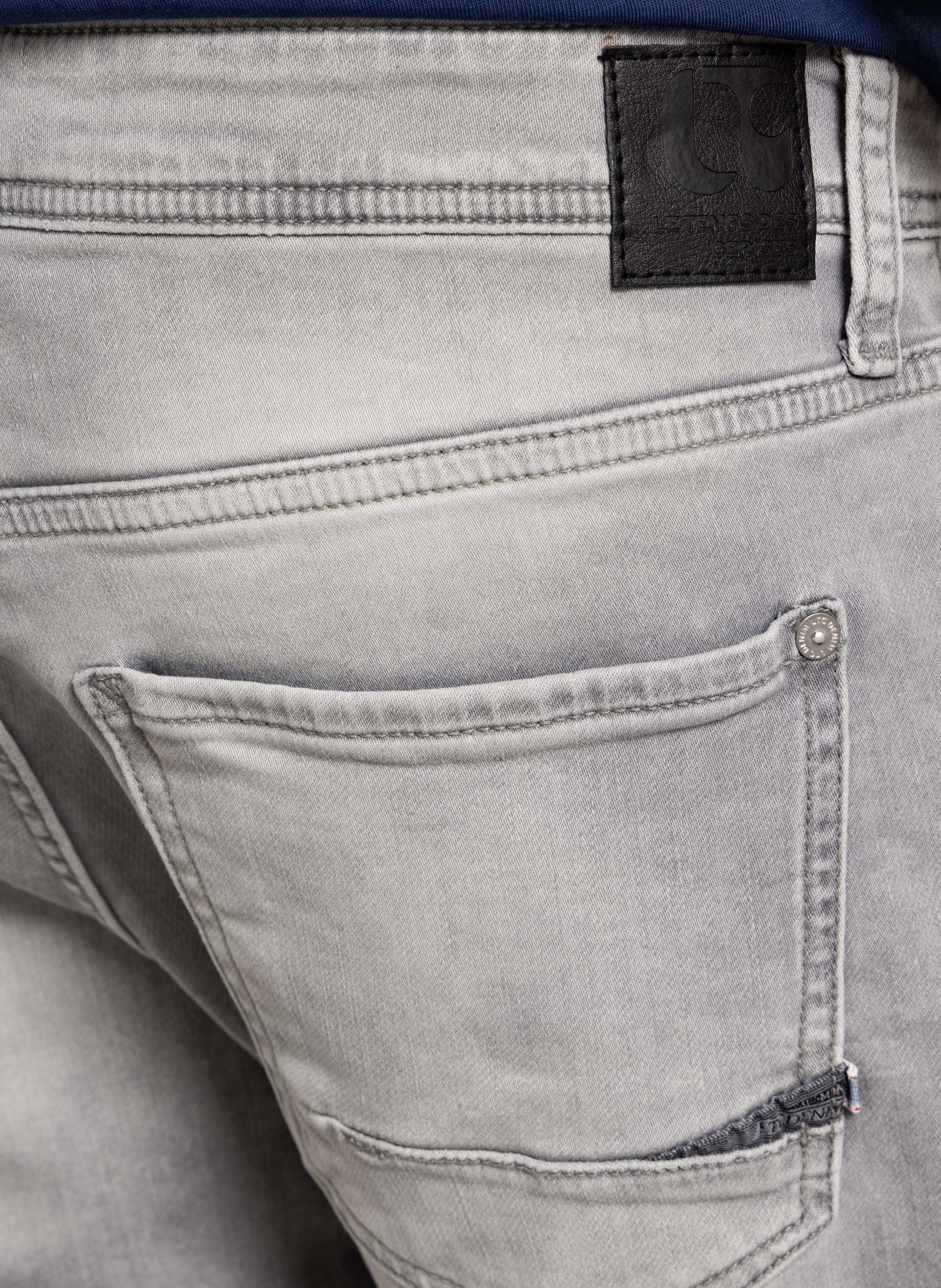 Bermuda en denim LE TEMPS DES CERISES Gris