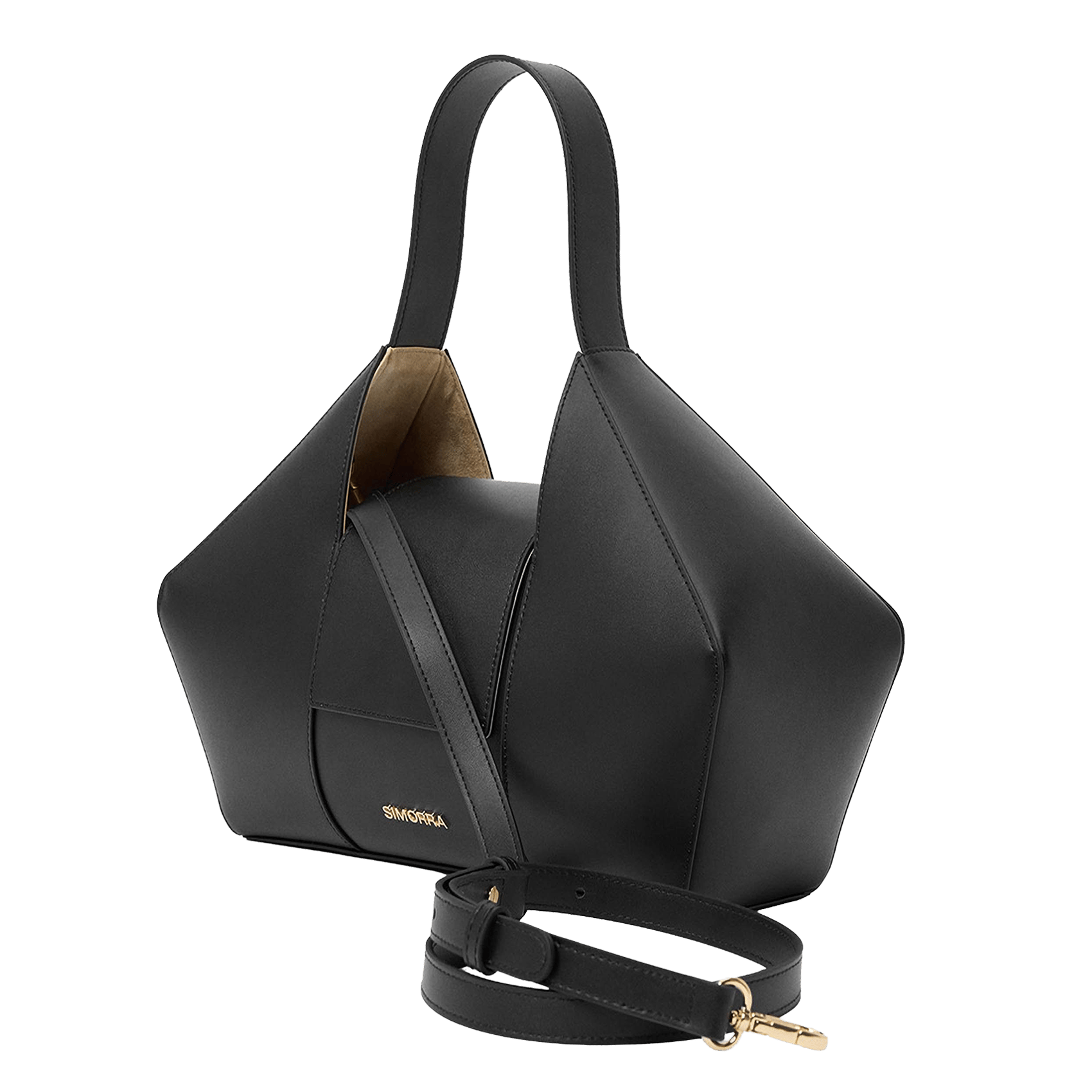 Sac cabas en cuir SIMORRA Noir