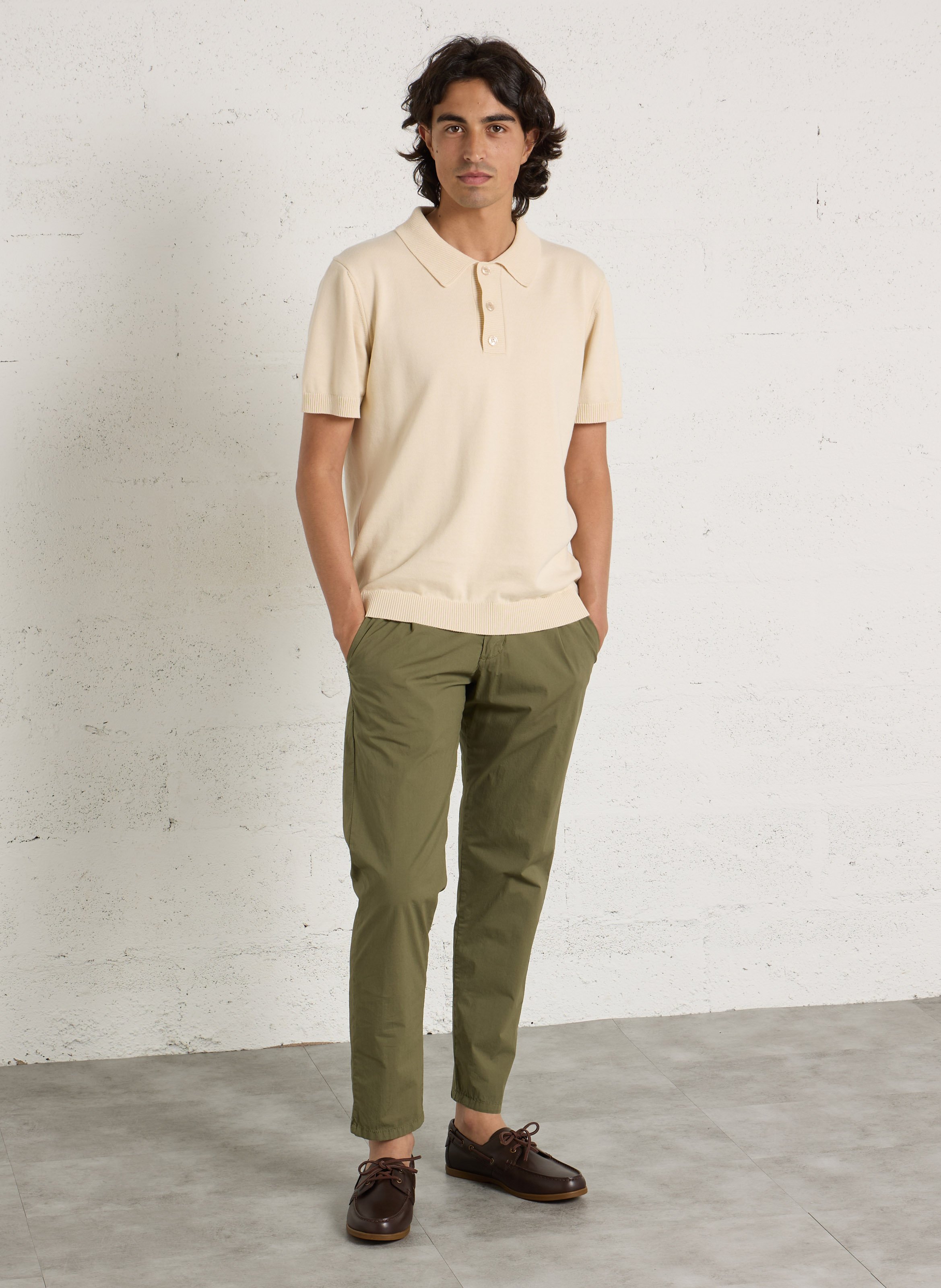 Chino - katoenblend IMPERIAL Groen