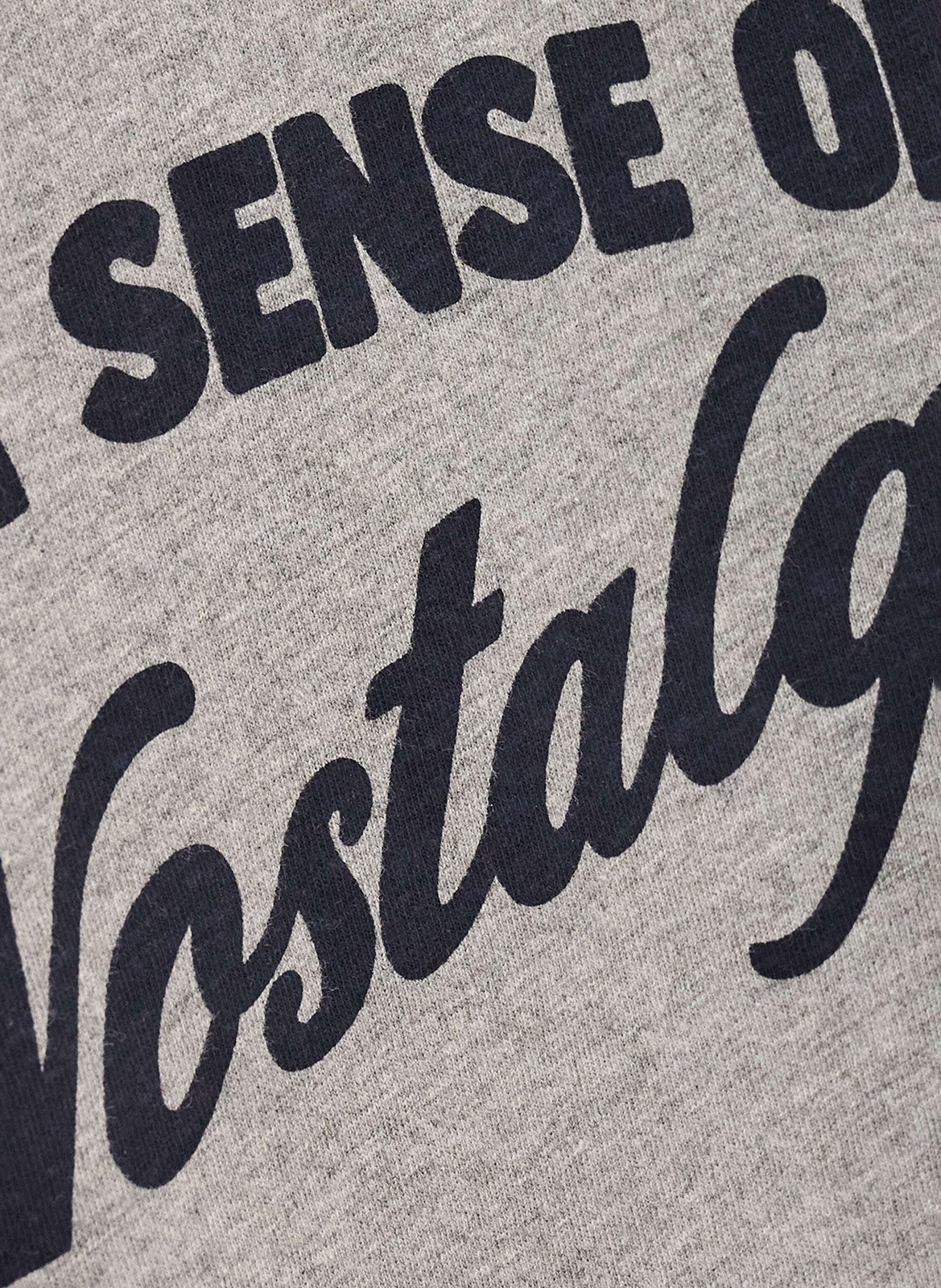 Baumwoll-T-Shirt mit Siebdruck BA&SH Grau