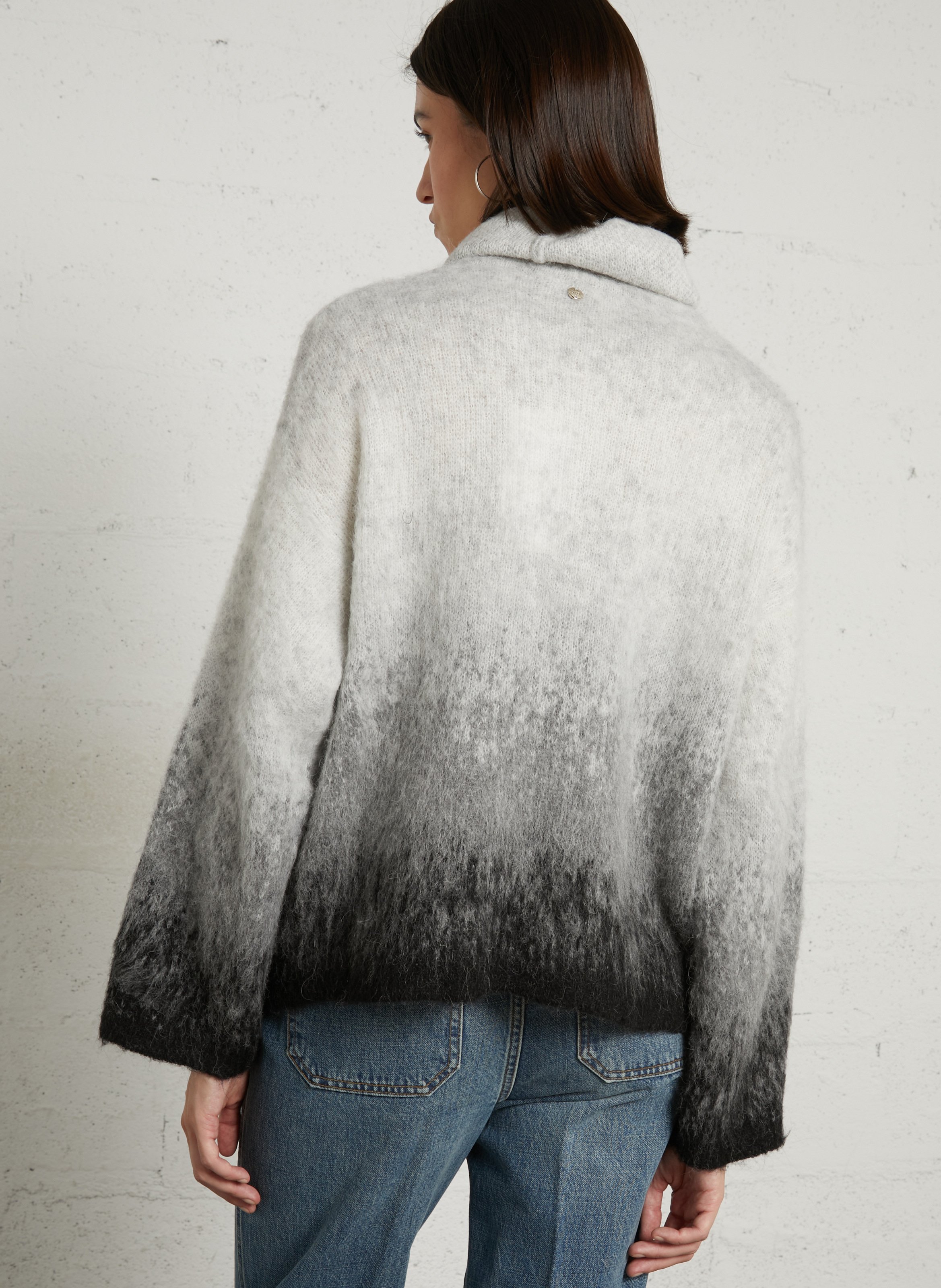Oversize Rollkragenpullover LIU JO Grau