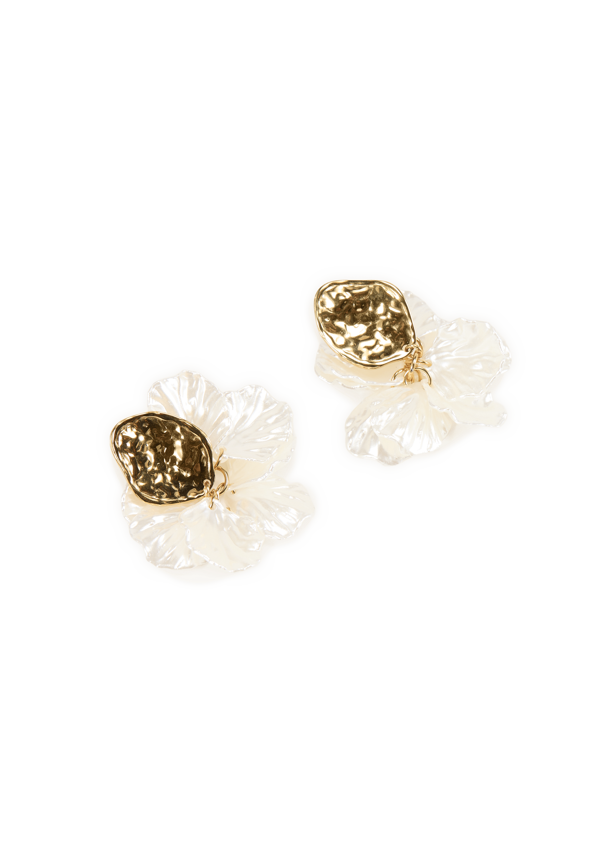 Flower earrings AU PRINTEMPS PARIS White