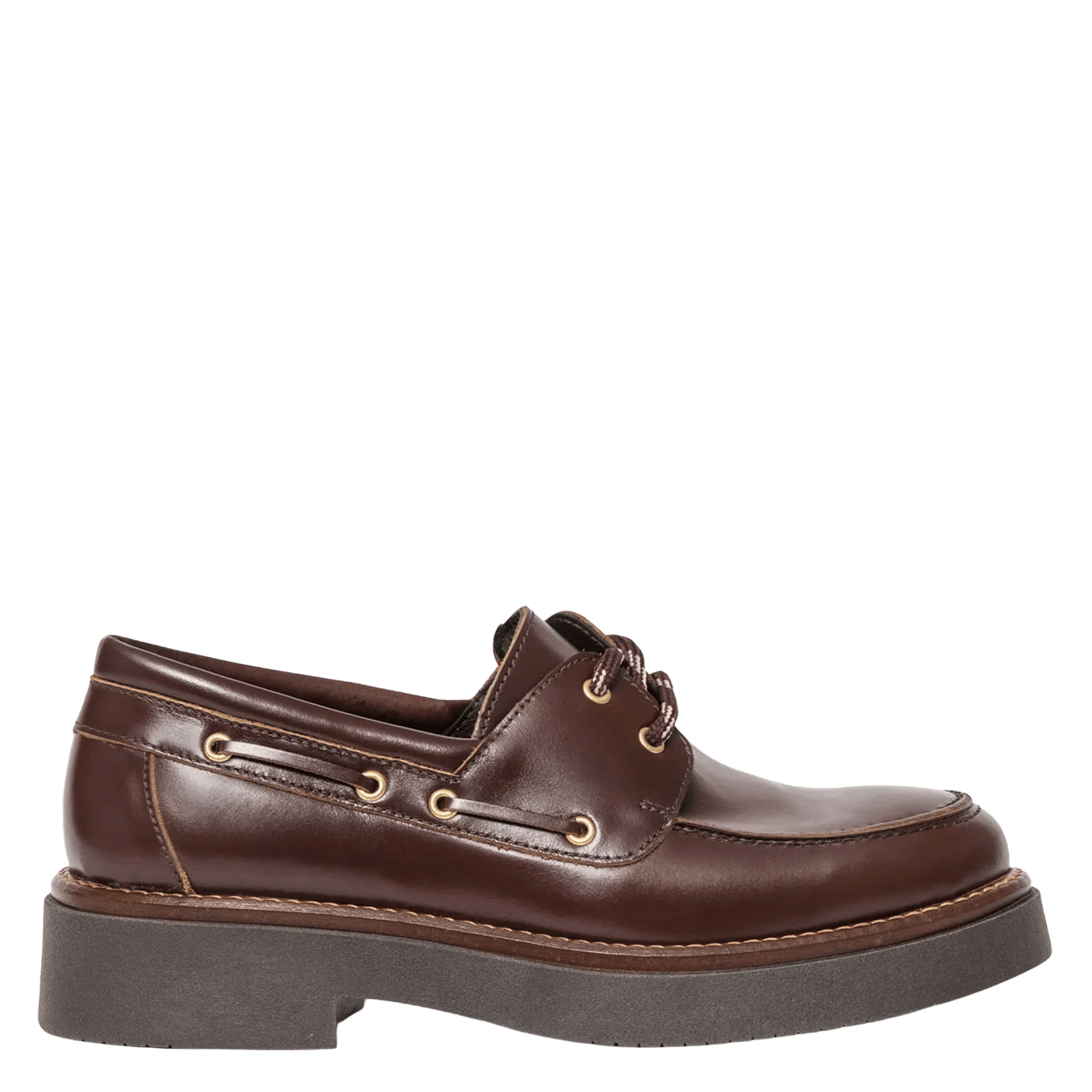 Derbies en cuir BOCAGE Marron