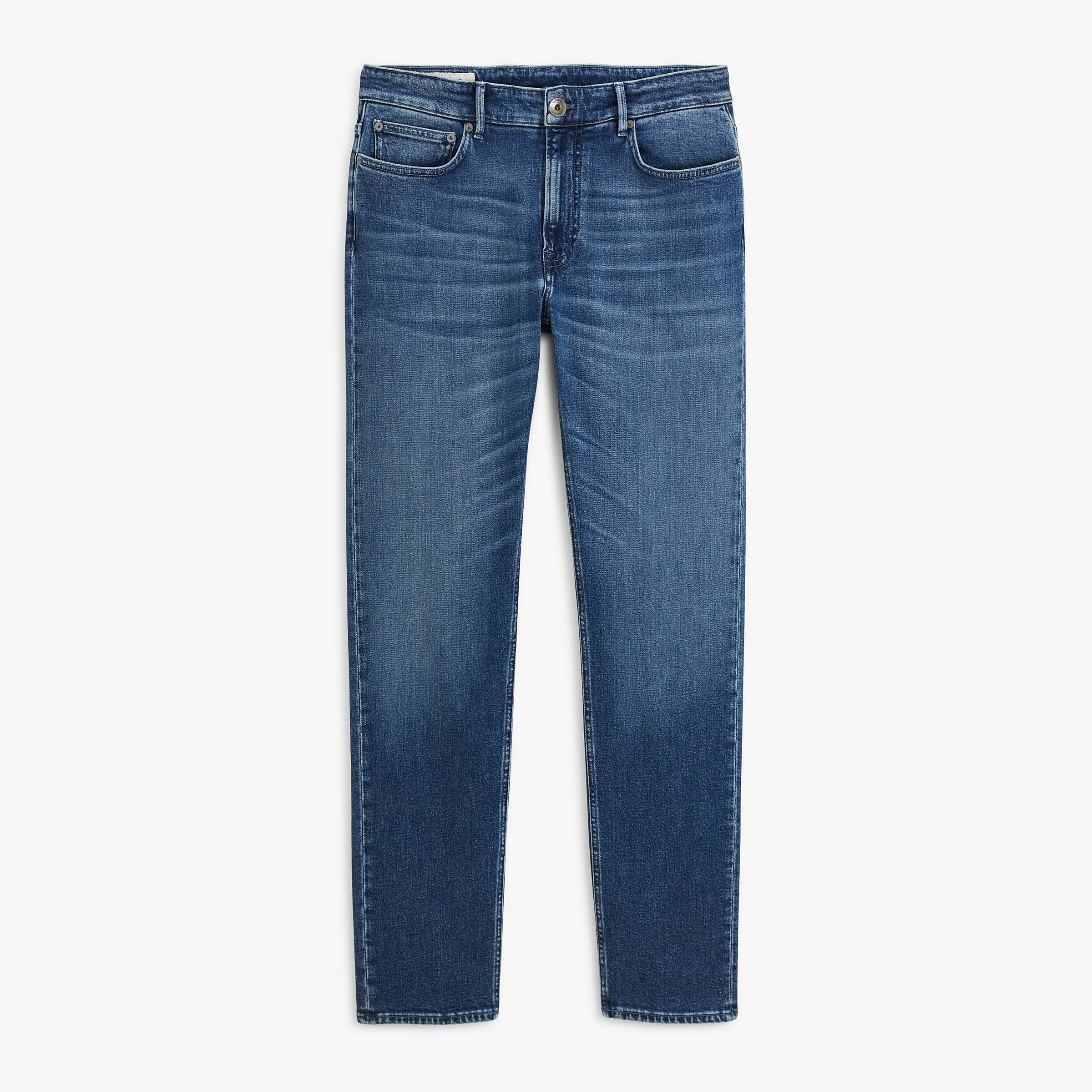 Slim 325 stretch denim jeans in medium blue washed powertwist SERGE BLANCO Blue