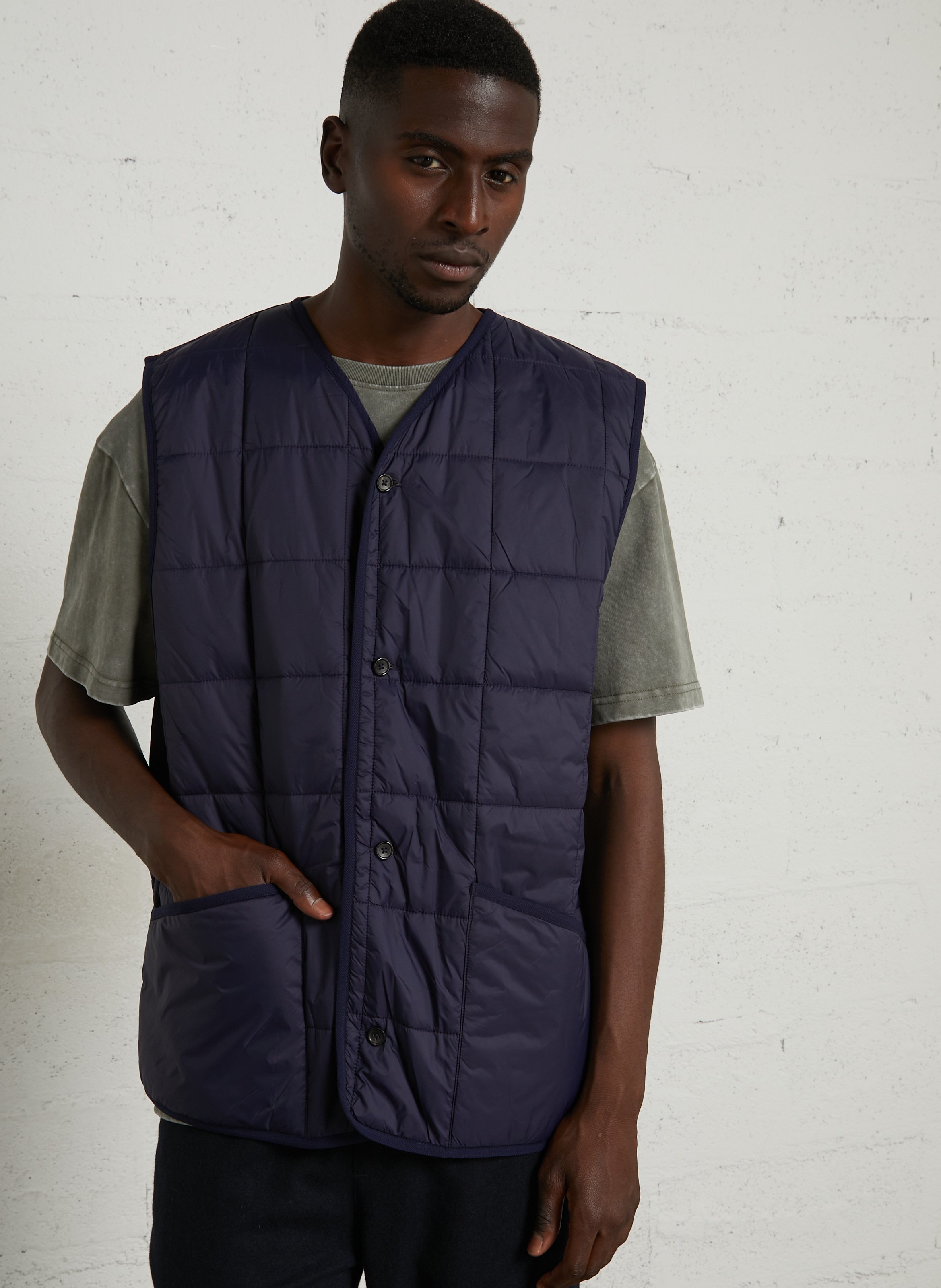 Straight-cut hooded parka PAUL SMITH Blue