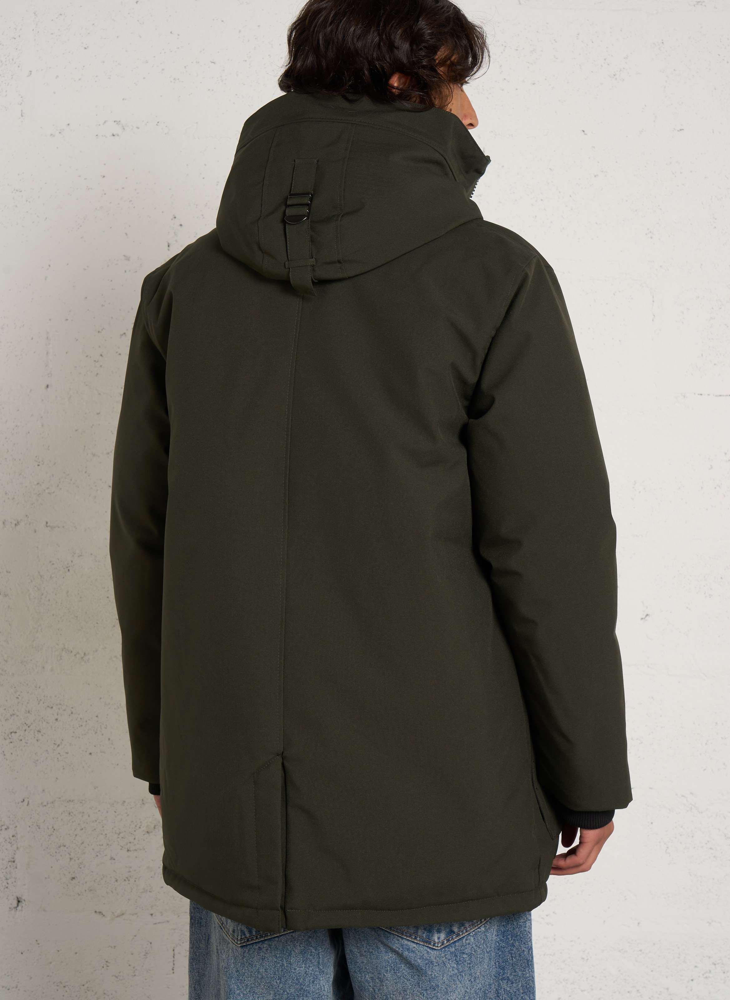 Hooded parka SCHOTT Khaki