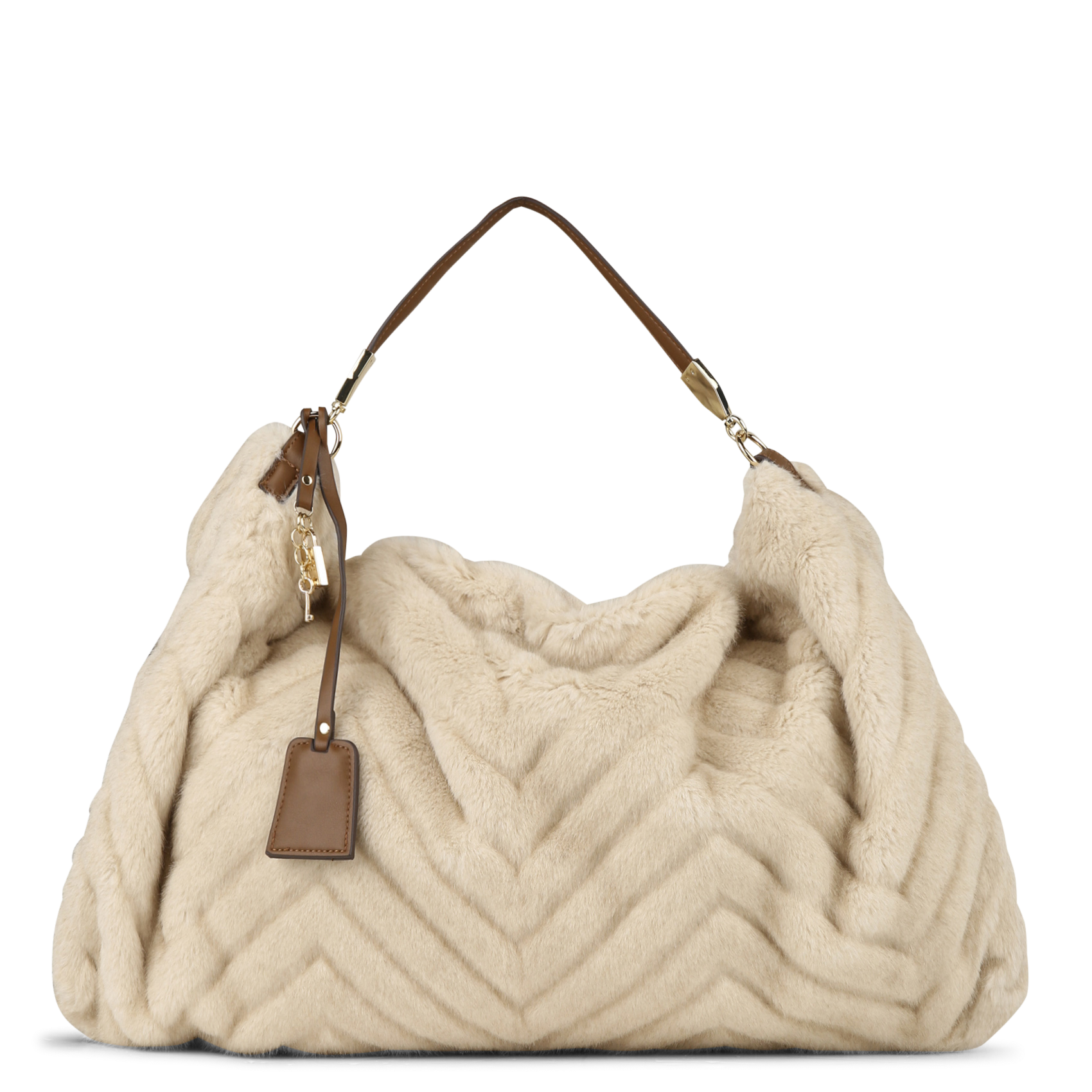 Handtasche in Felloptik LIU JO Beige