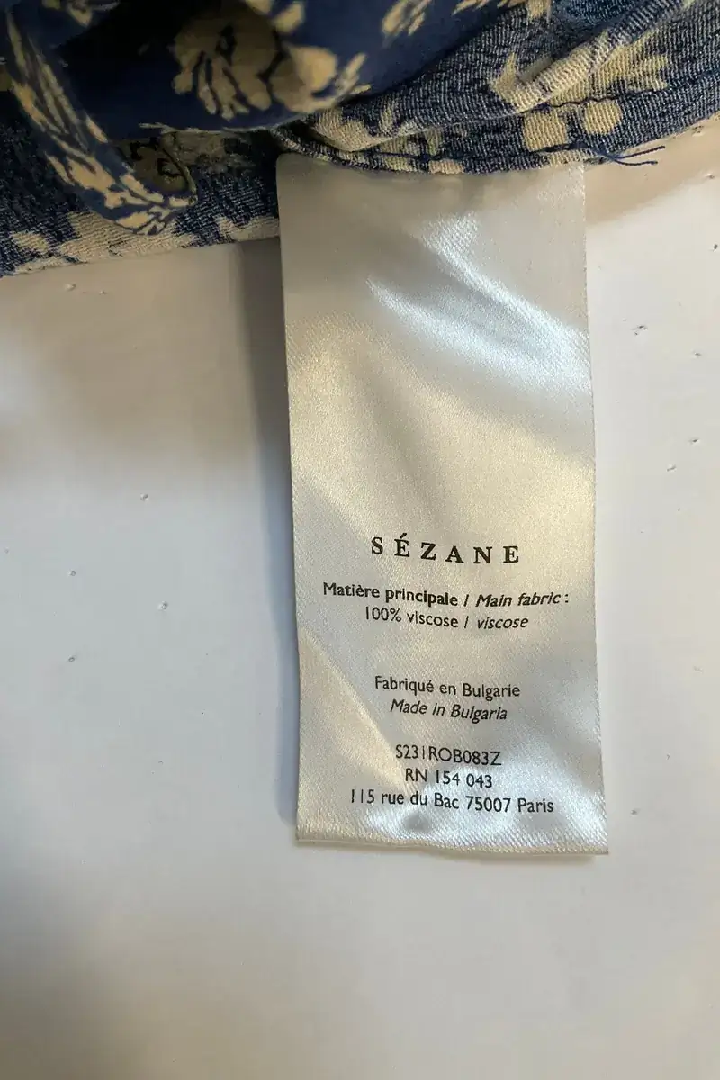 Robe SEZANE - Seconde main Bleu