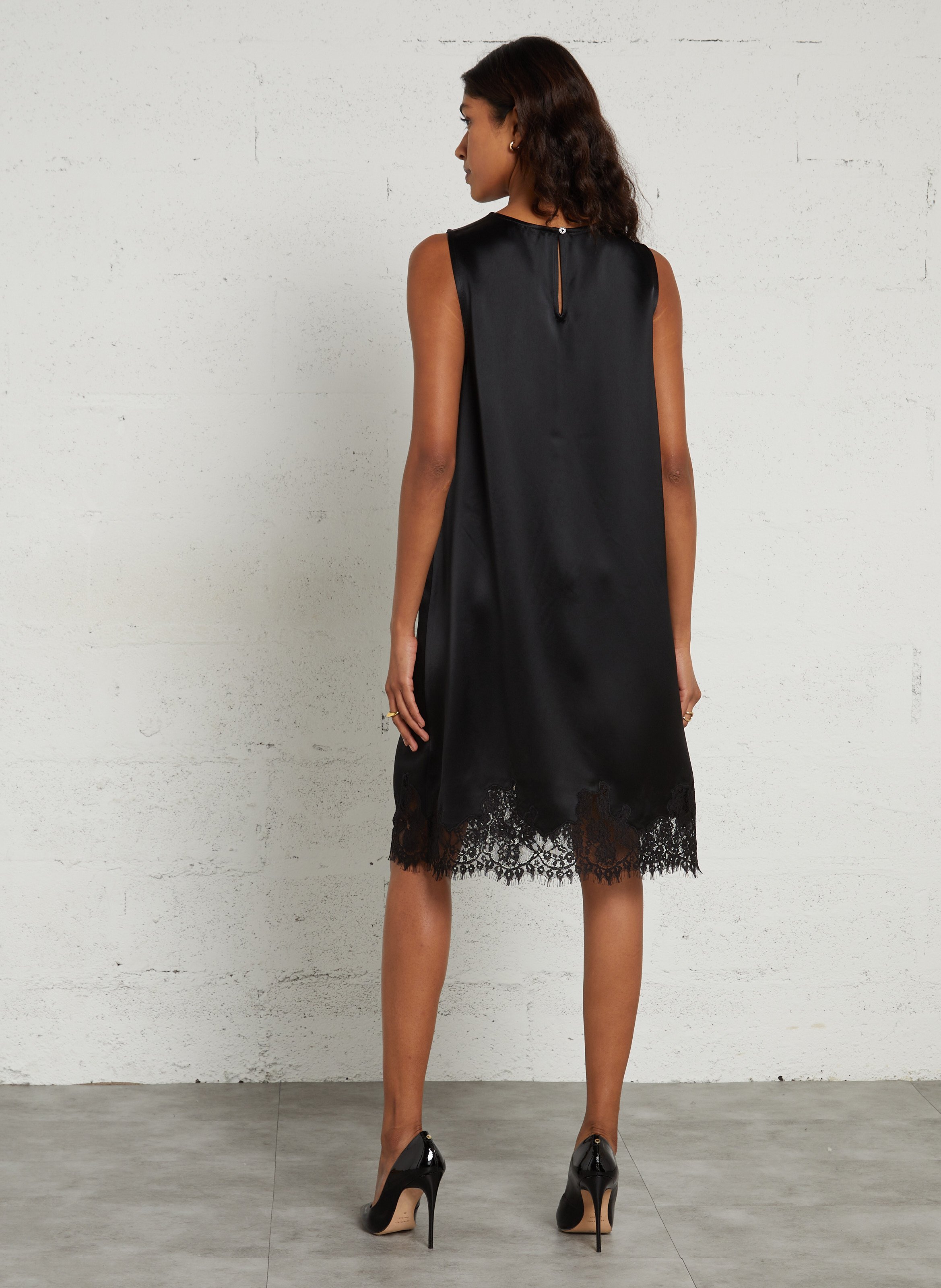Short round-neck dress JC SOPHIE Black