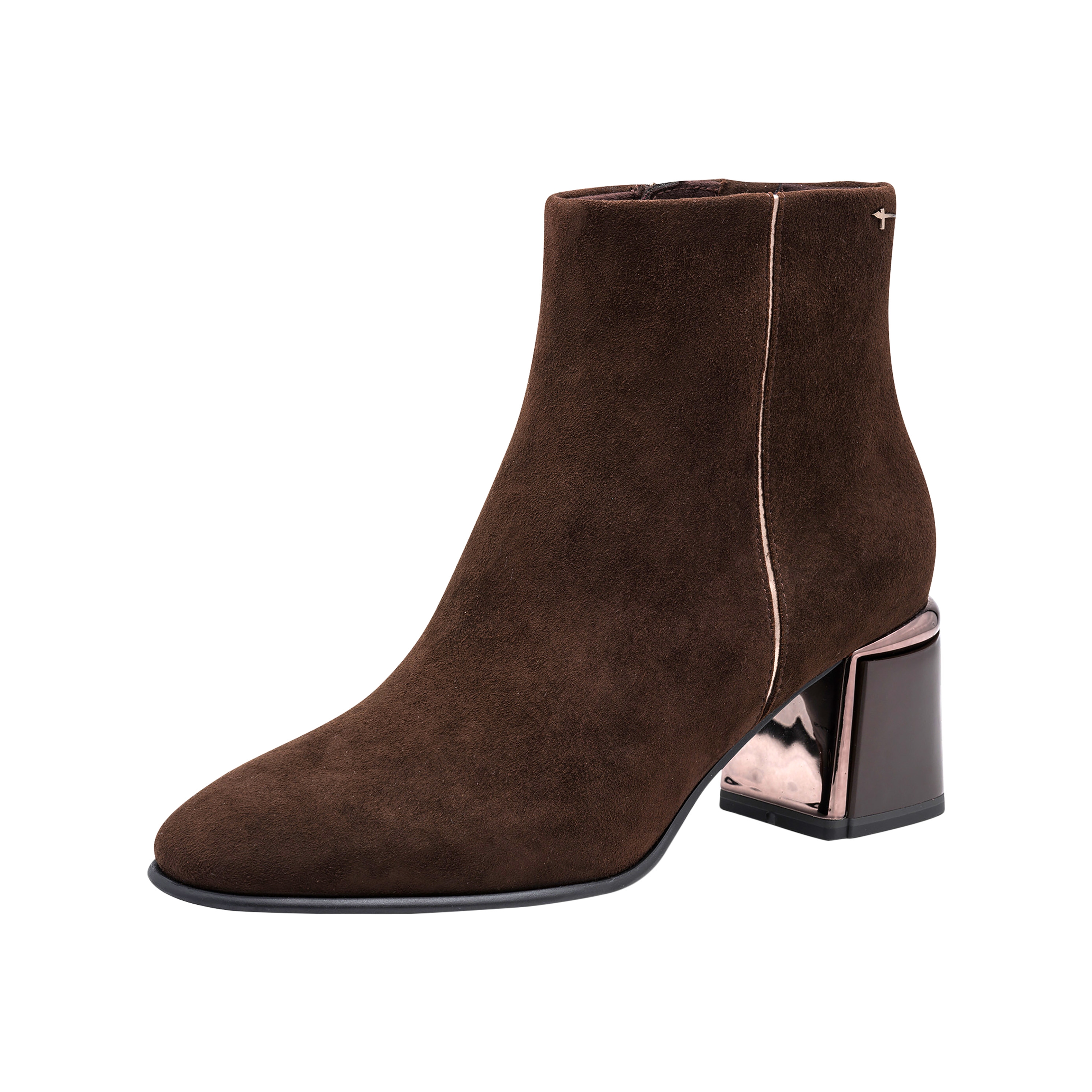 Leather ankle boots | Brown TAMARIS Women
