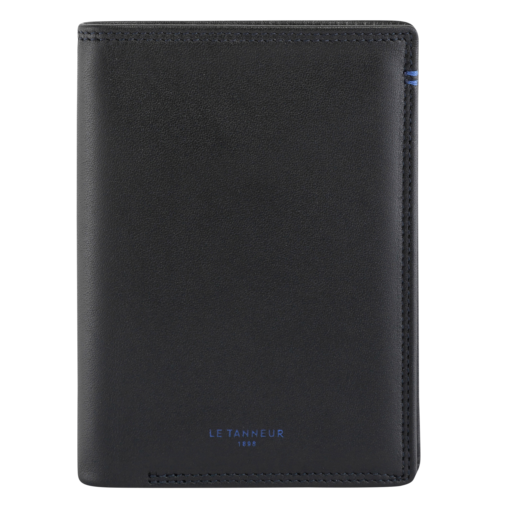 Leren portefeuille LE TANNEUR Zwart