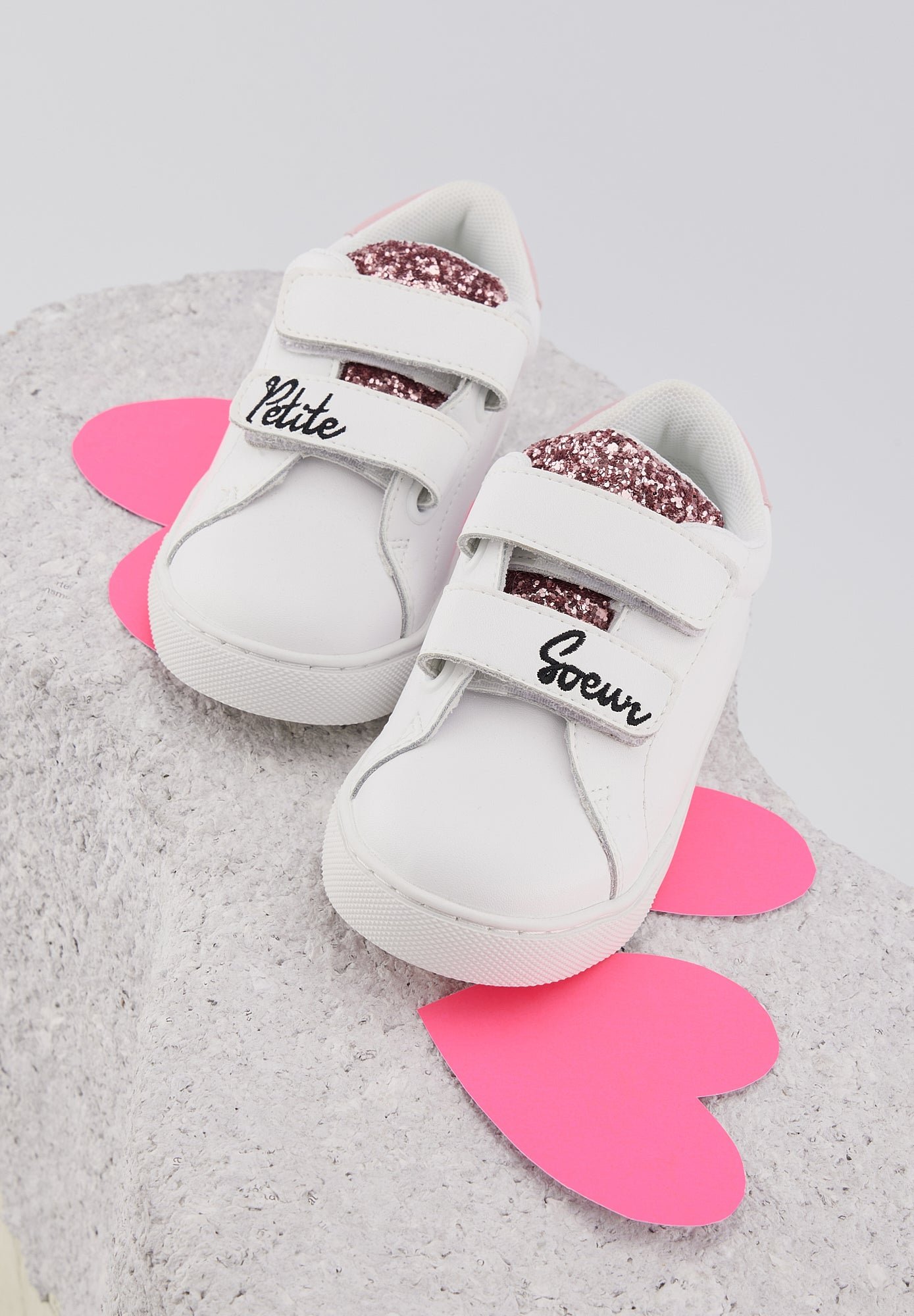 Leather sneakers BONS BAISERS PARIS White