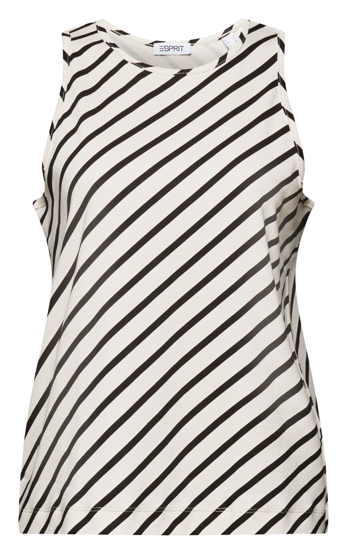 Débardeur col rond en coton ESPRIT Beige