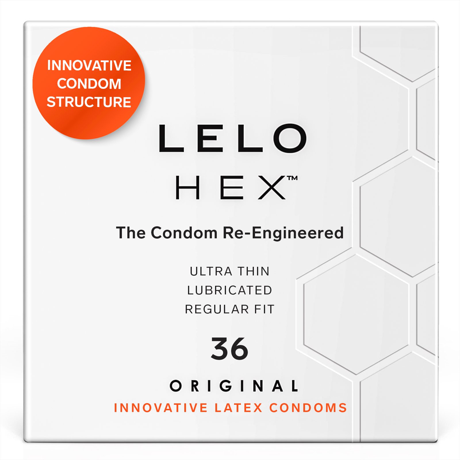 Préservatifs réinventés ultra fin LELO Transparent