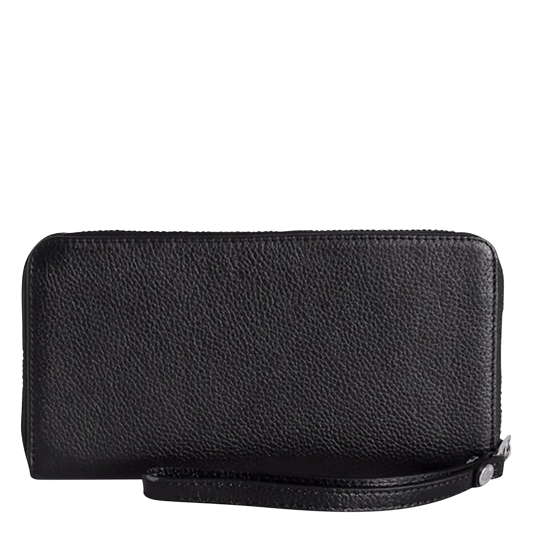 Kleine, leren portemonnee Zwart