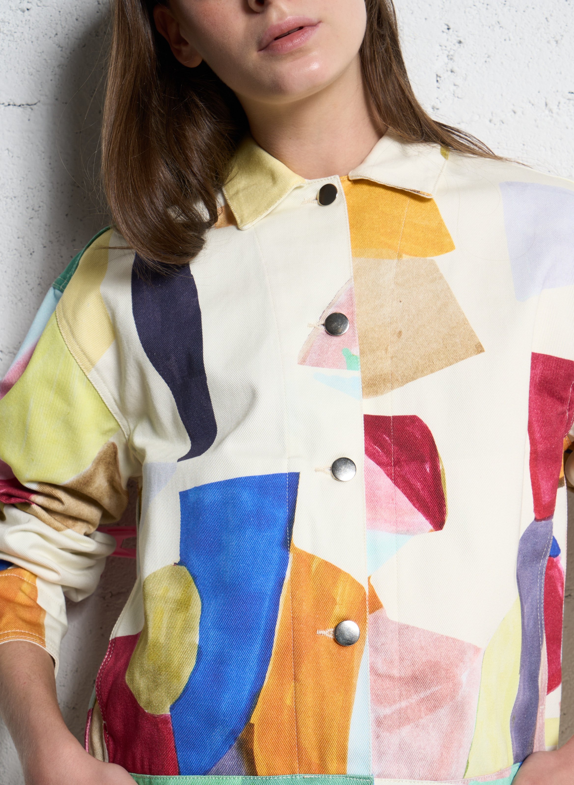 Oversize Denimjacke G.KERO Mehrfarbig