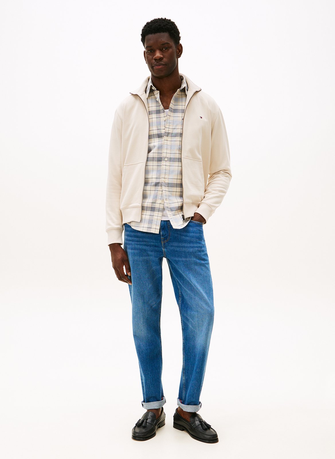 Regular-fit cotton polo shirt TOMMY HILFIGER Beige