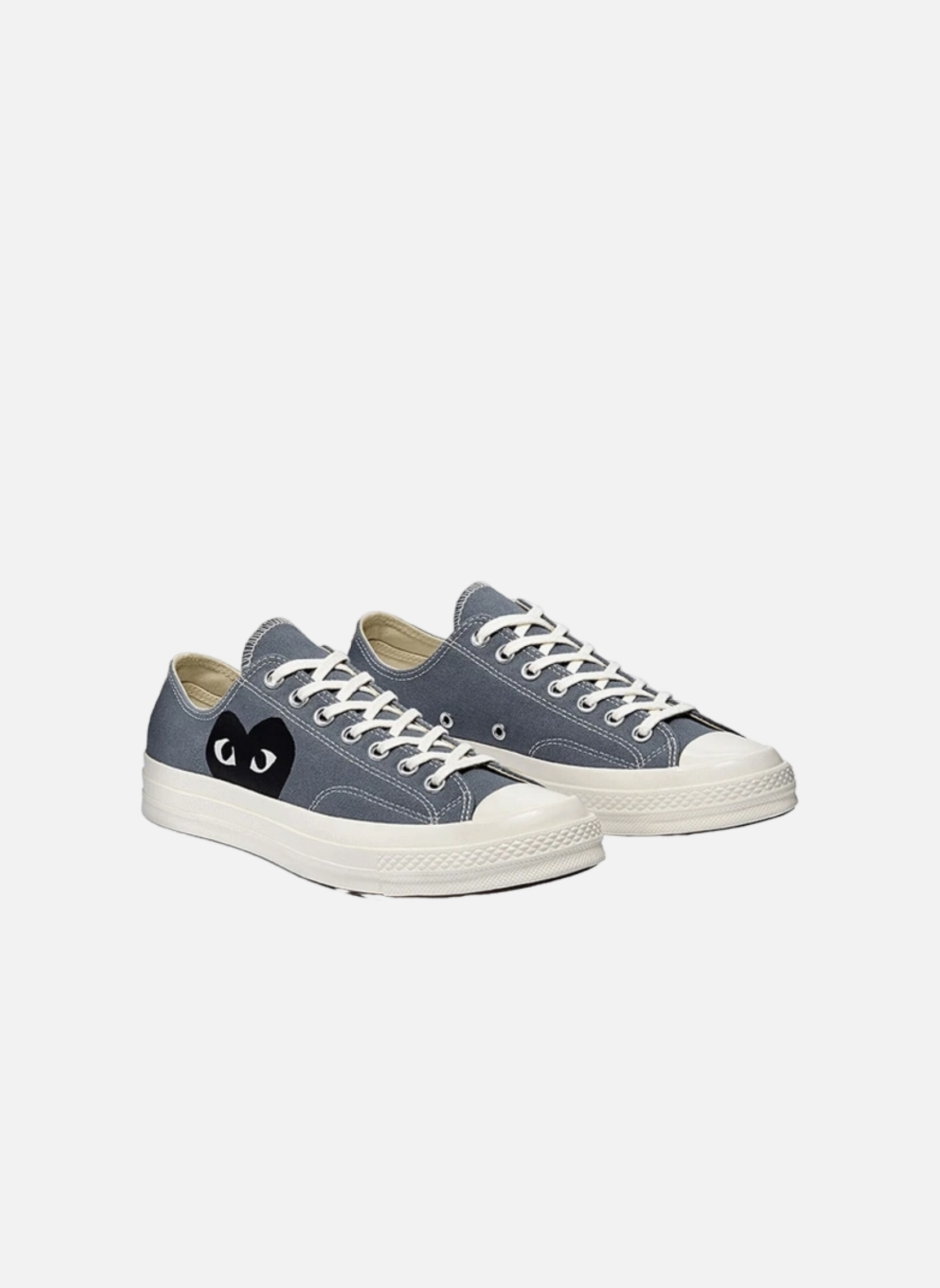 Baskets chuck taylor 70s ox comme des garcons play steel grey CONVERSE White