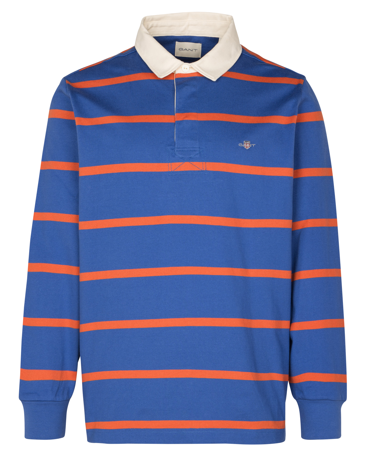 Polo droit en coton GANT Bleu