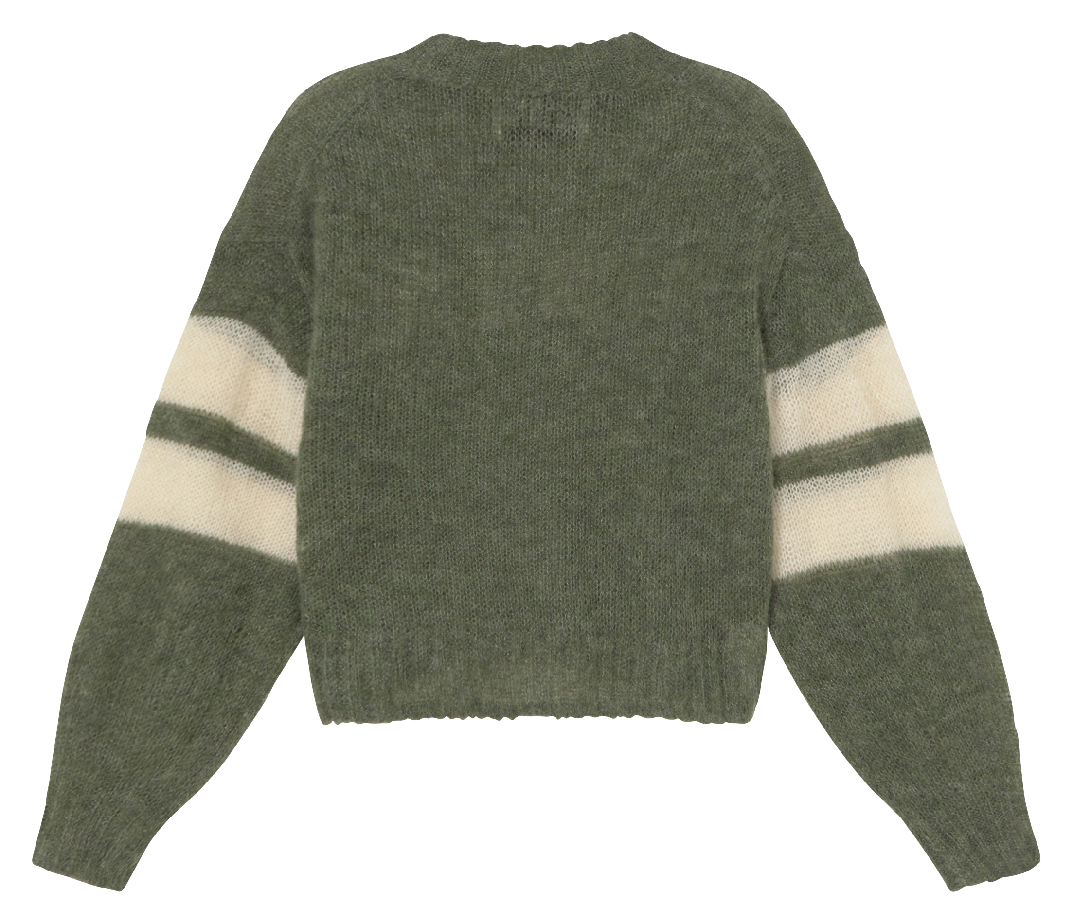 Pull oversize en laine mélangée THE TINY BIG SISTER Kaki