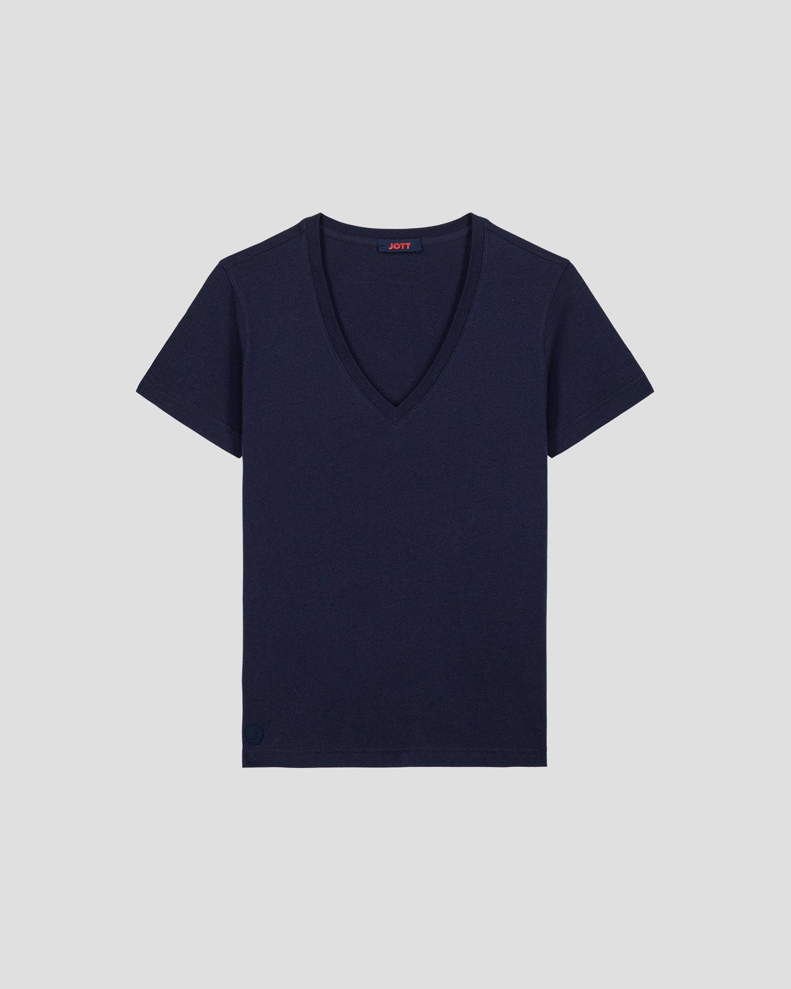 V-neck soft t-shirt JOTT Blue