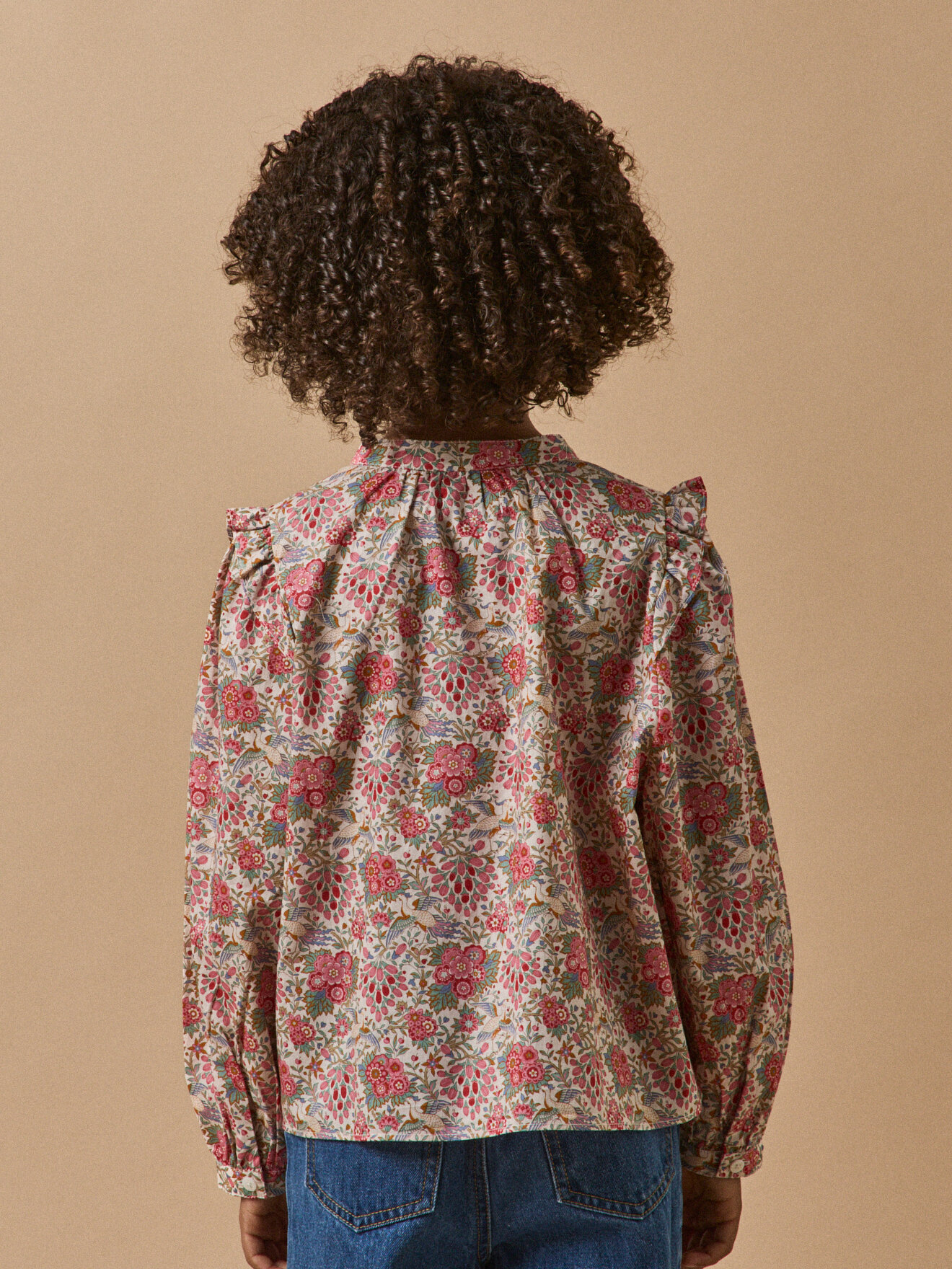 Dante Liberty Fabric Shirt CYRILLUS Pink