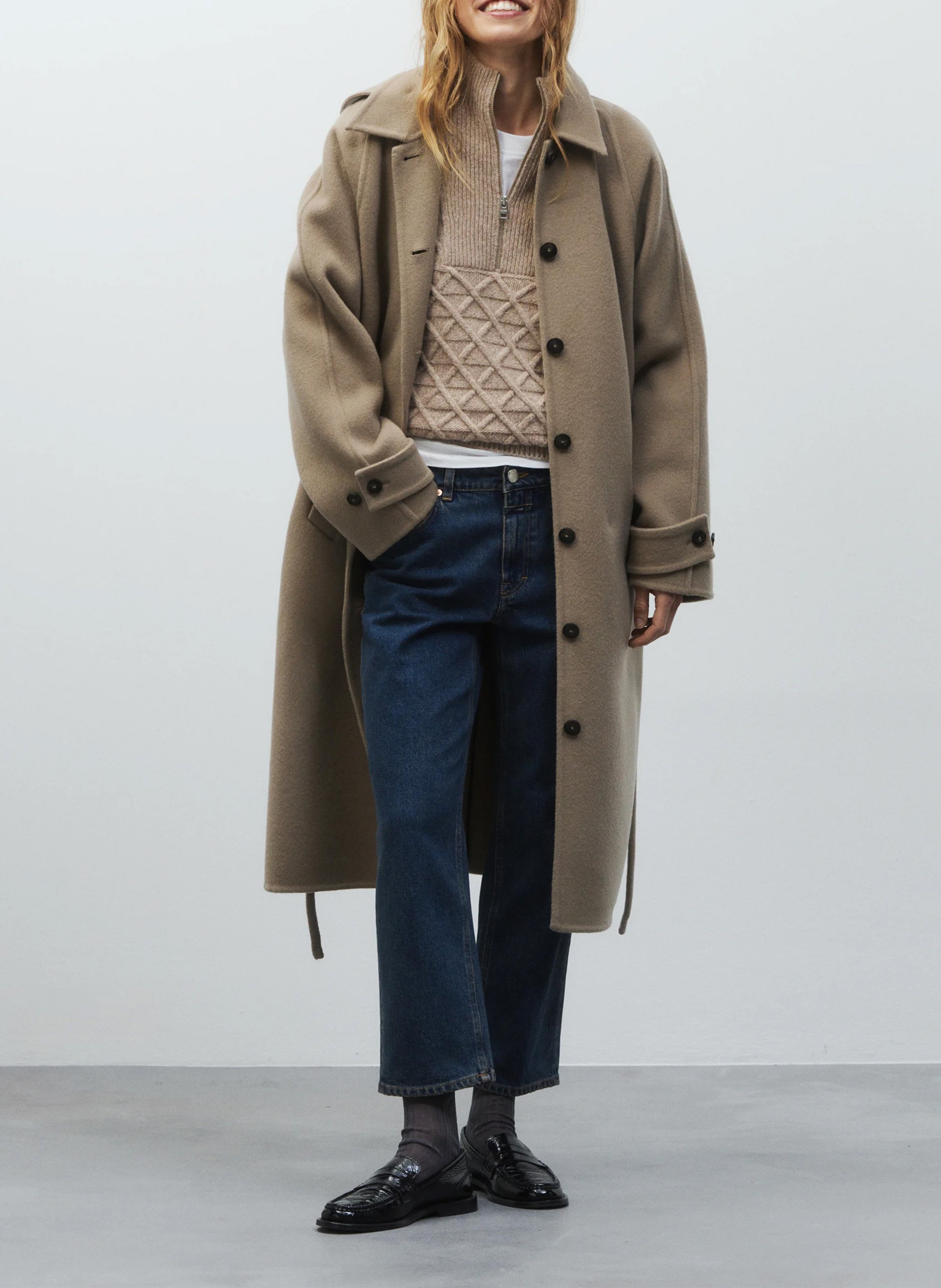 Flared cropped jeans in blended cotton CLOSED Blue