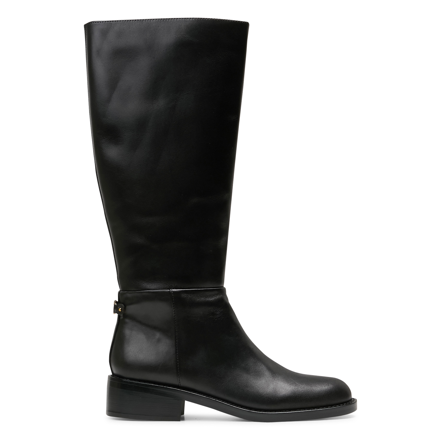 Hohe Lederstiefel mit Reißverschluss SAM EDELMAN Schwarz