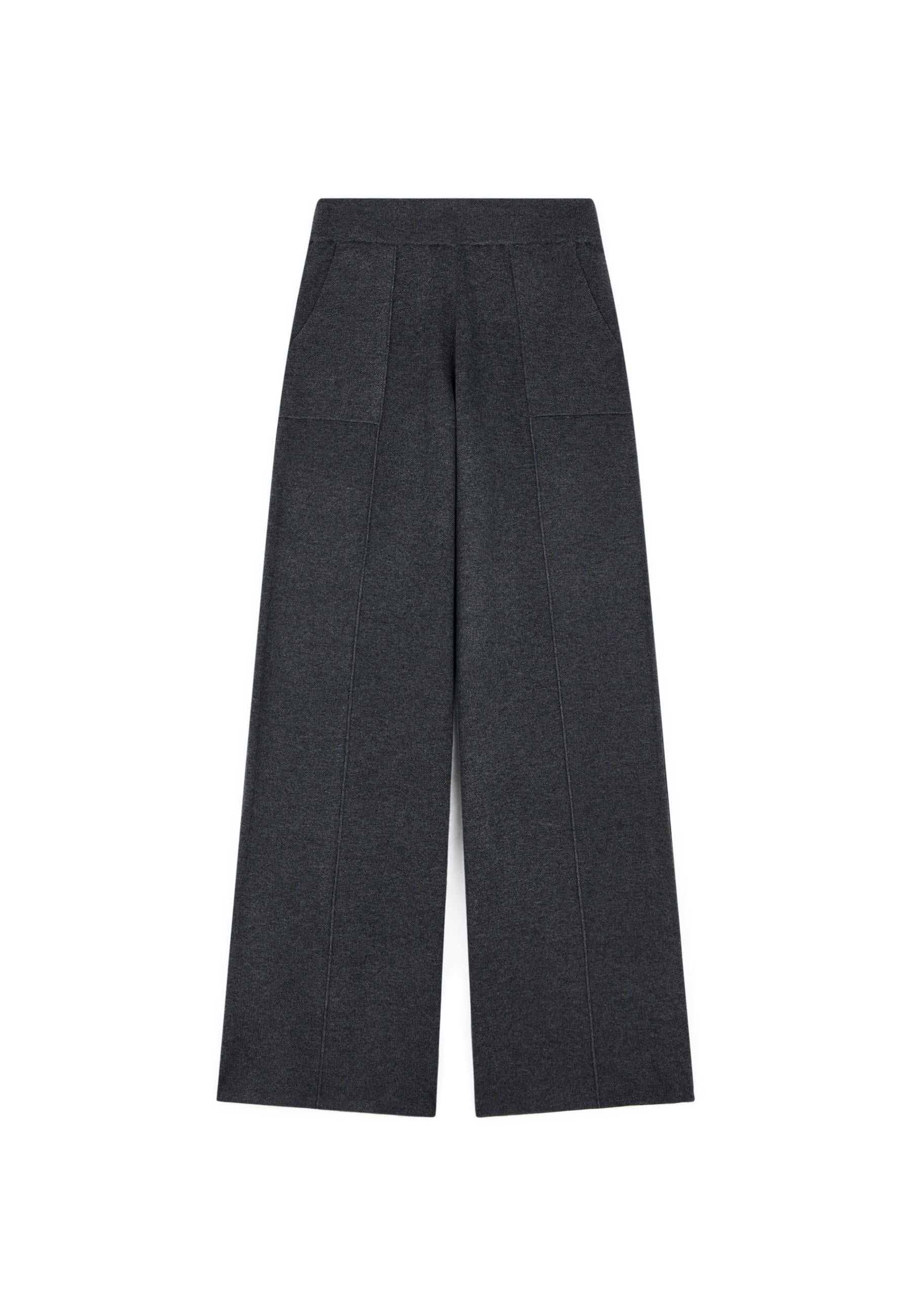 Wide-leg knit pants RODIER Grey