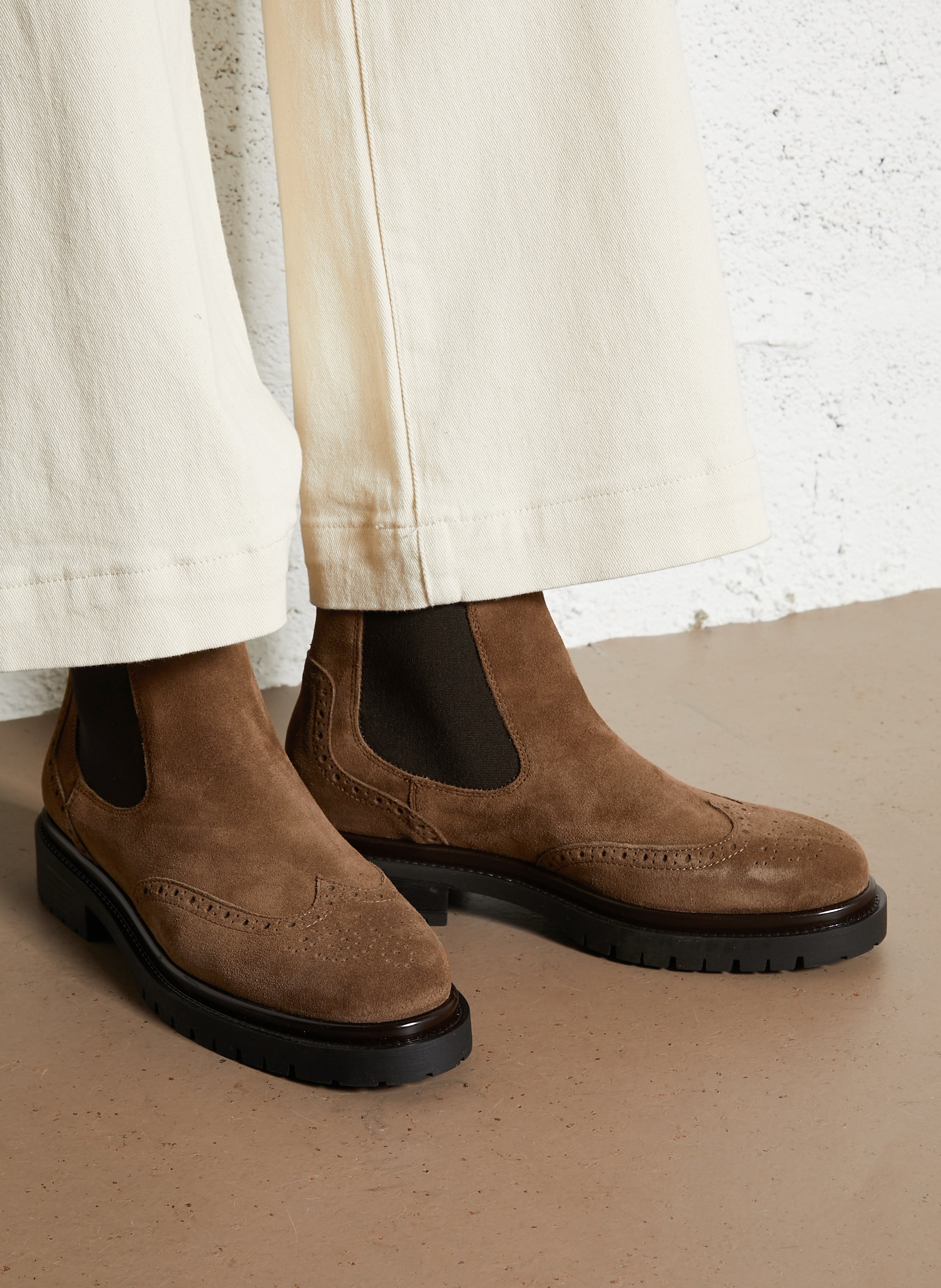 Bottines en cuir JB MARTIN Marron