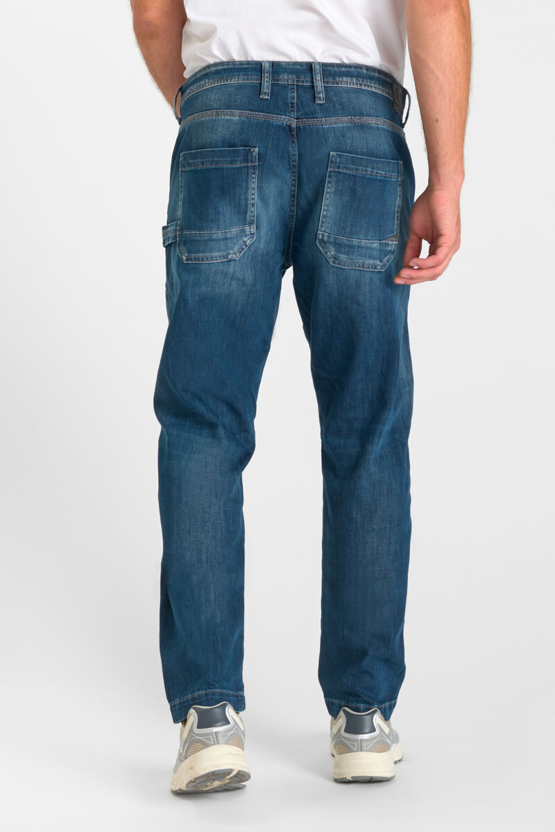 Loose jeans, wide loose fit, length 34 LE TEMPS DES CERISES Blue