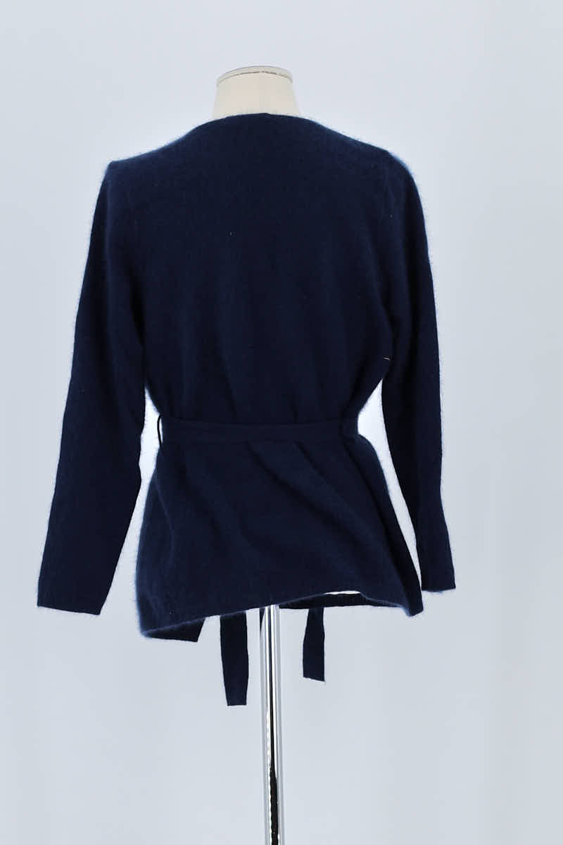 Cardigan MAJESTIC FILATURES - SECONDE MAIN Blue