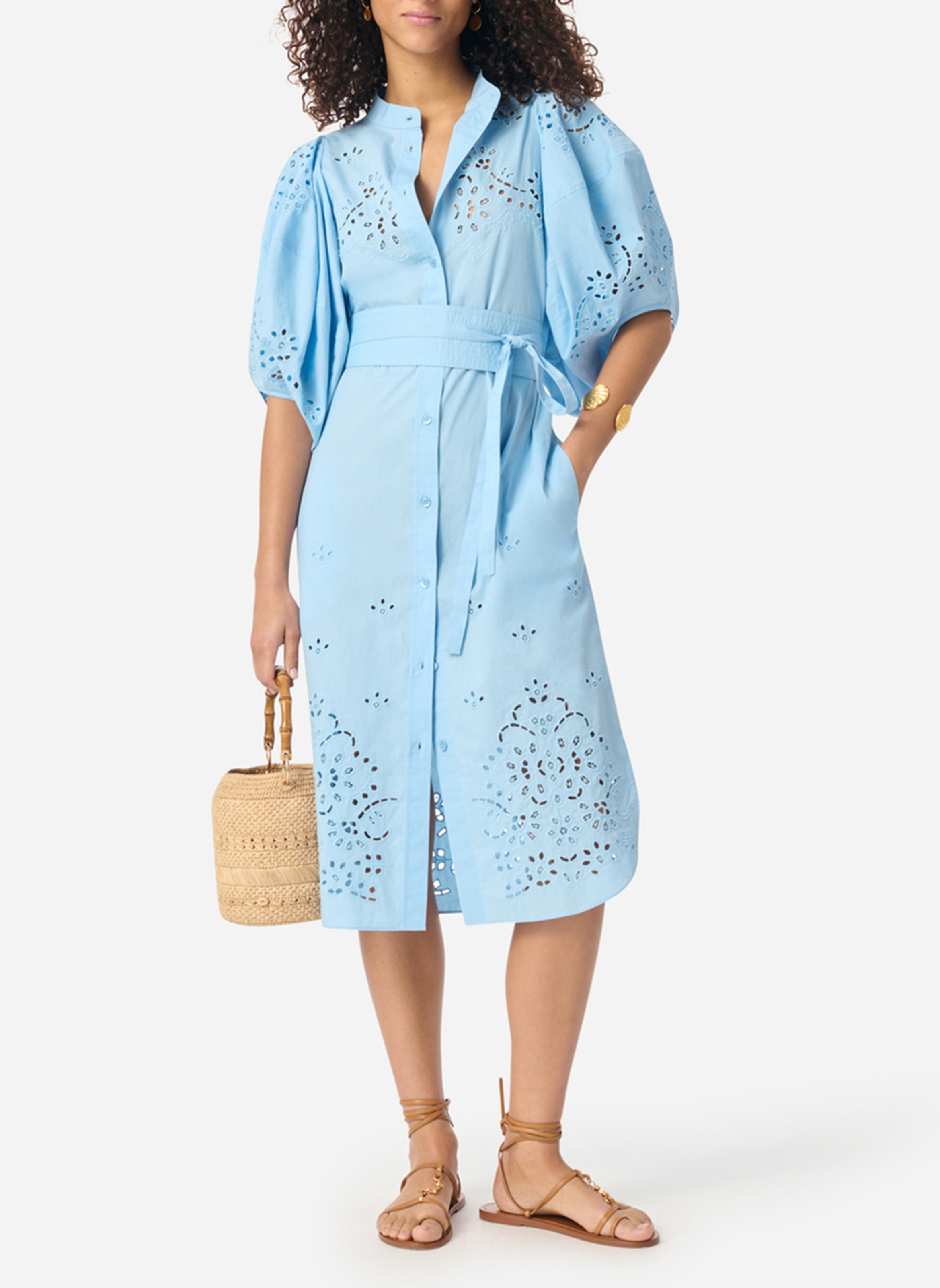 Kurzkleid aus Baumwolle VANESSA BRUNO