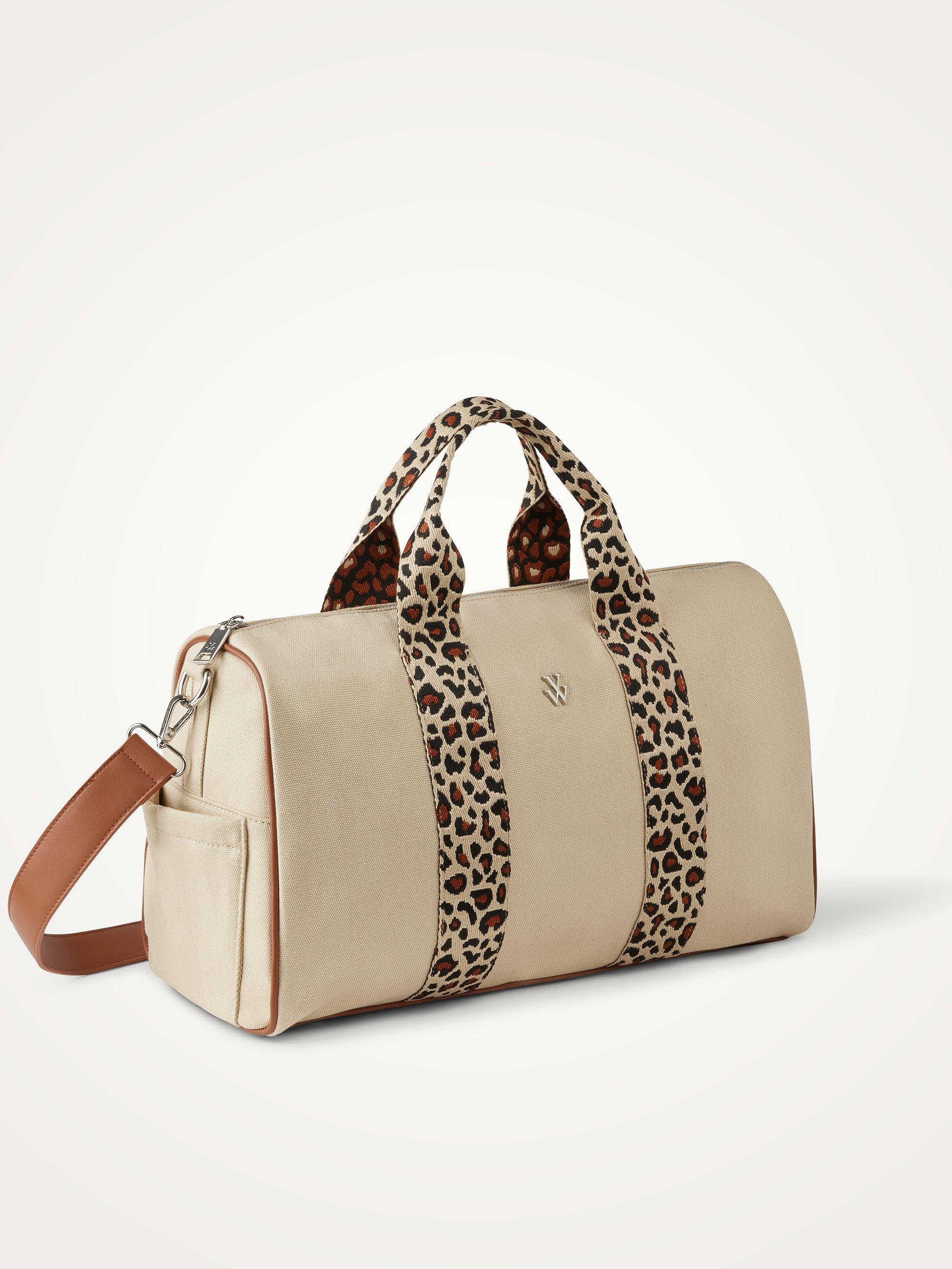 Weekend bag with handles VANESSA WU Beige