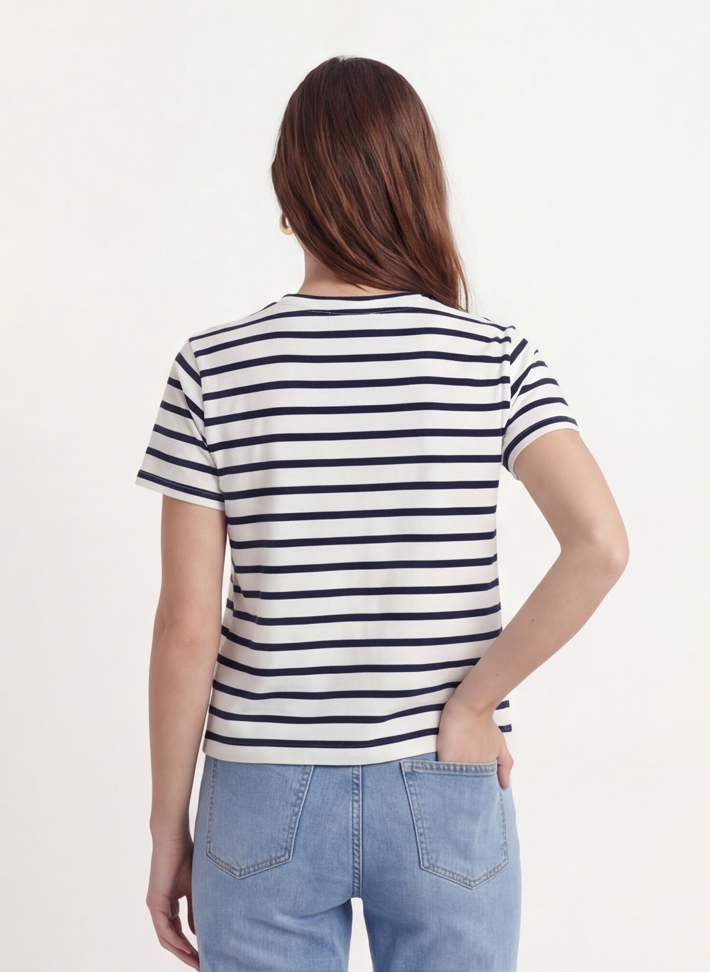 Tee-shirt col rond en coton KOOKAI Blanc