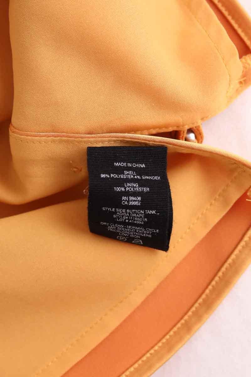 Top sans manche THEORY - Seconde Main Orange