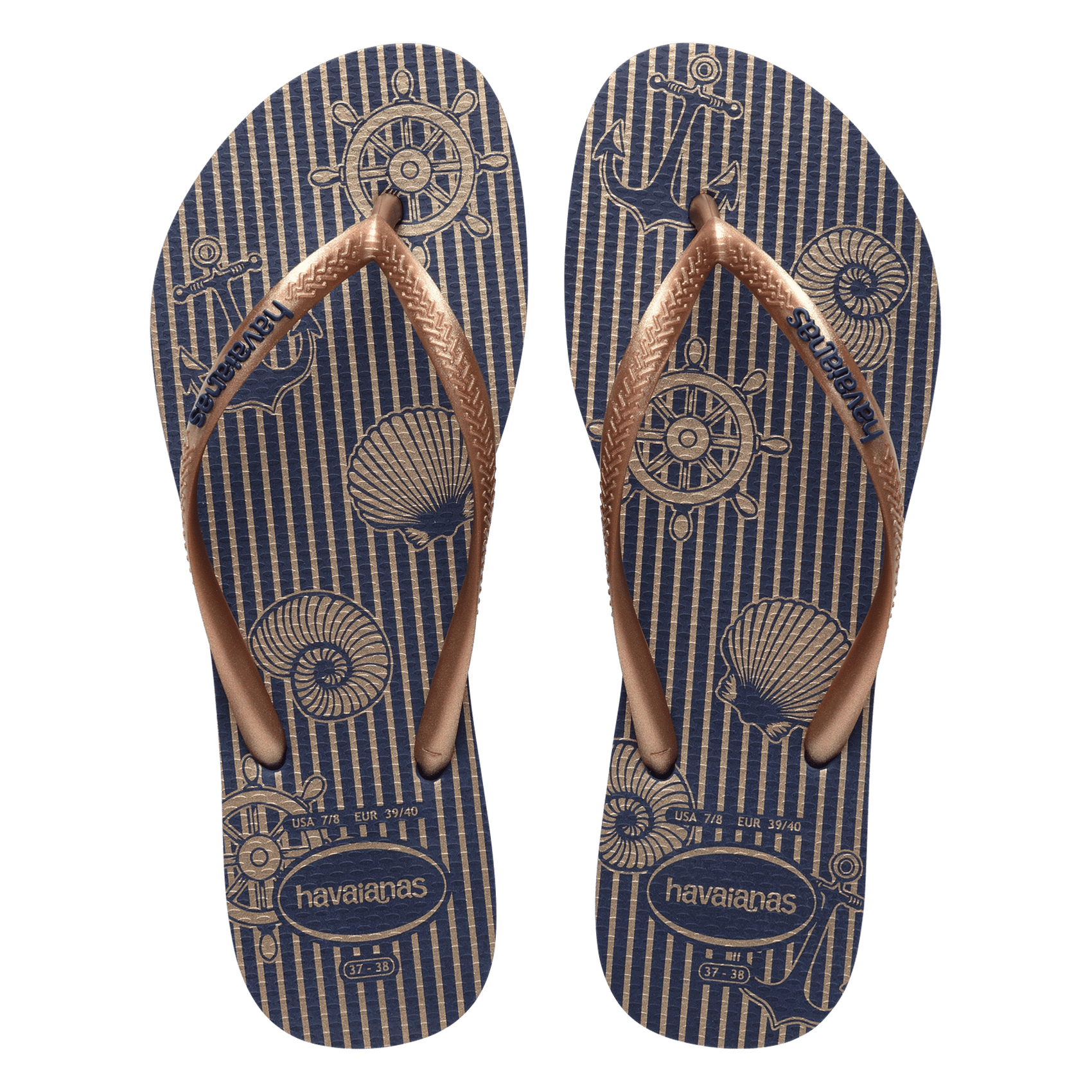 Havaianas Flag - Flip-Flops HAVAIANAS Blau
