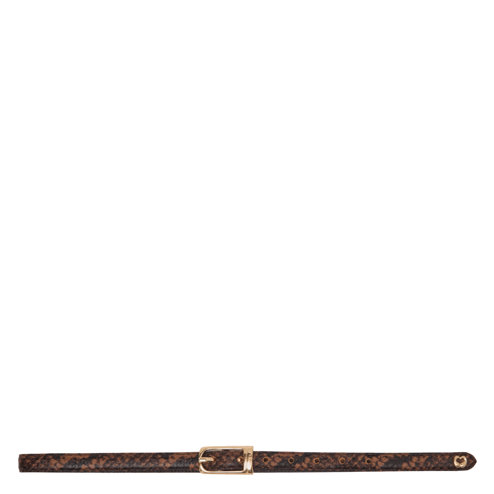 Ceinture en cuir MAJE Marron